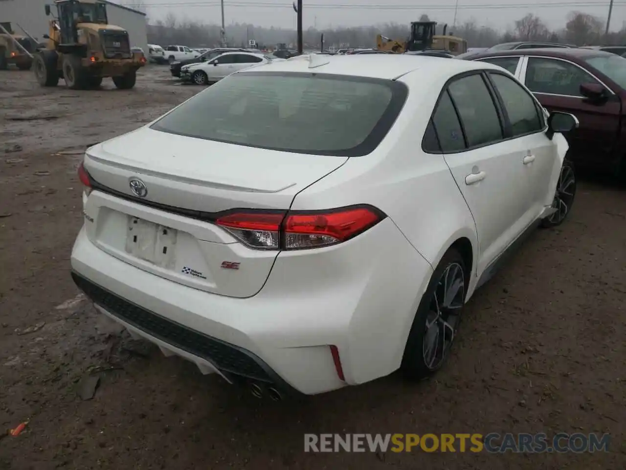 4 Photograph of a damaged car JTDP4RCE5LJ010696 TOYOTA COROLLA 2020