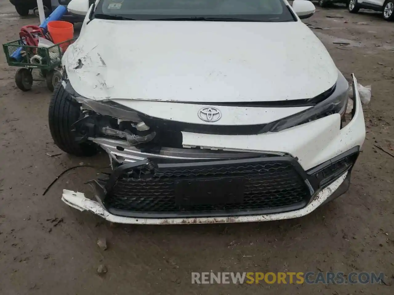 9 Photograph of a damaged car JTDP4RCE5LJ010696 TOYOTA COROLLA 2020