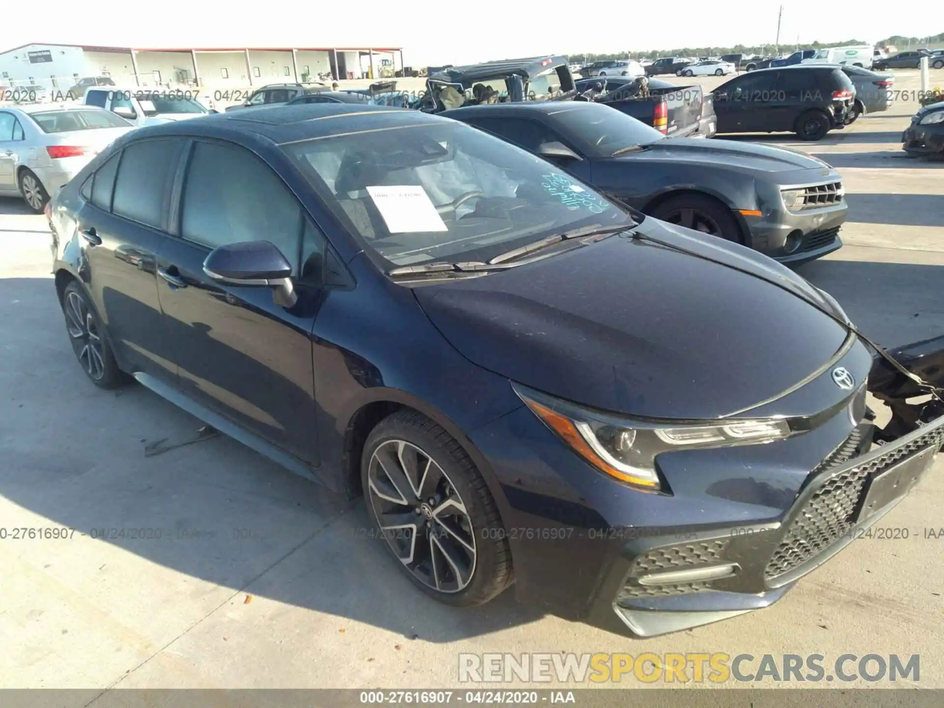 1 Photograph of a damaged car JTDP4RCE5LJ012190 TOYOTA COROLLA 2020