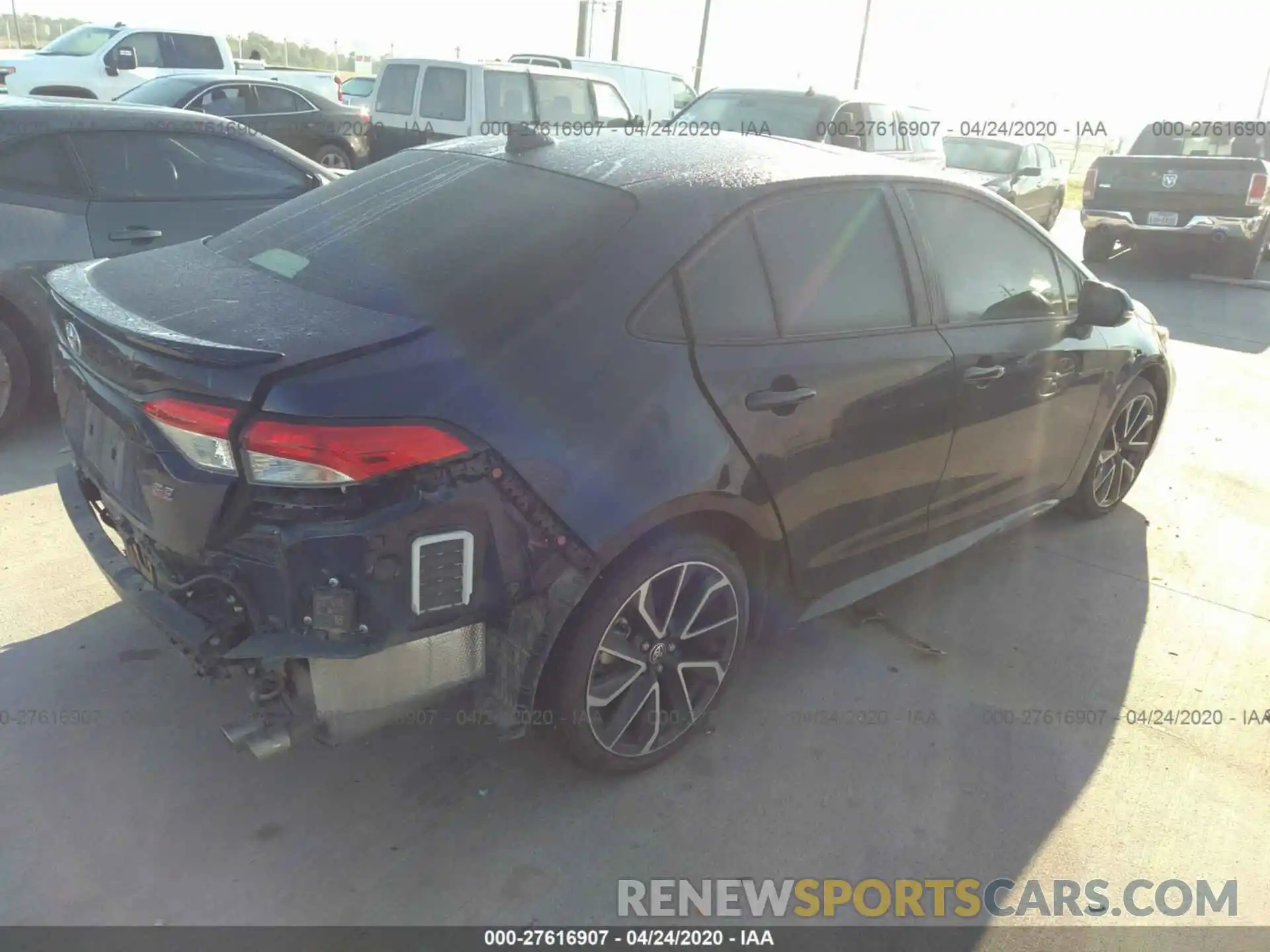 4 Photograph of a damaged car JTDP4RCE5LJ012190 TOYOTA COROLLA 2020