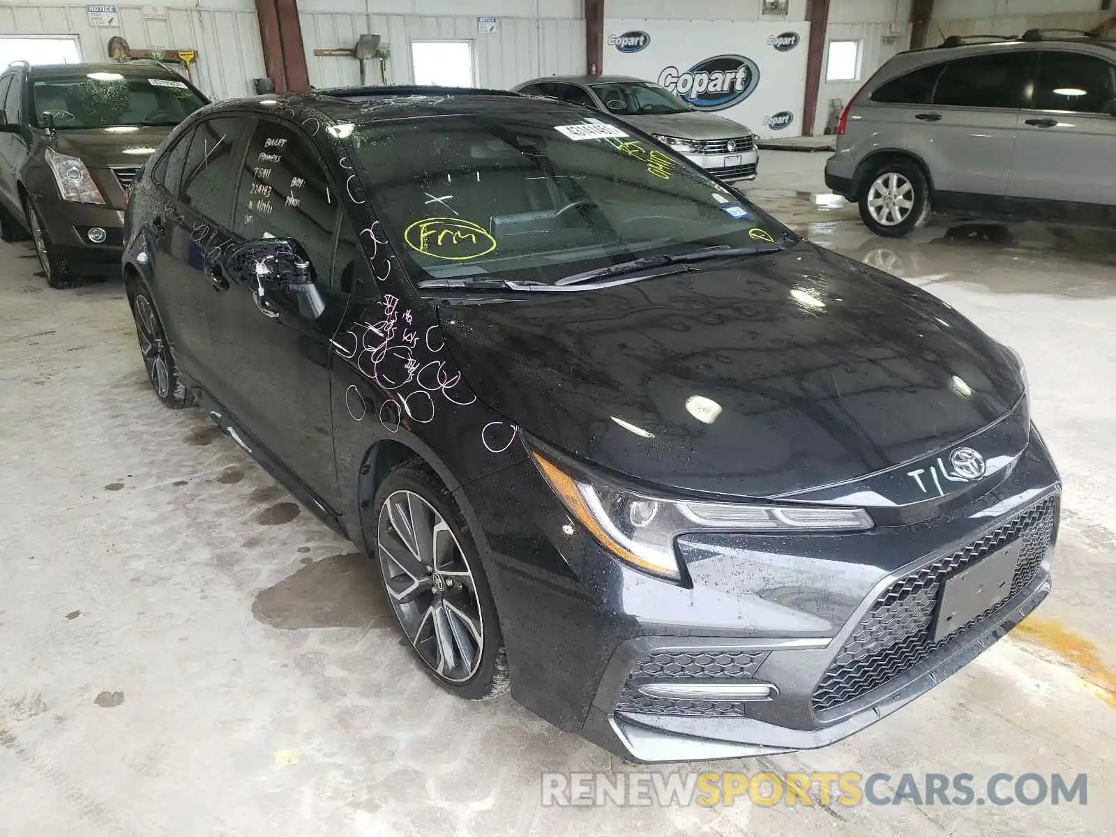 1 Photograph of a damaged car JTDP4RCE5LJ014117 TOYOTA COROLLA 2020