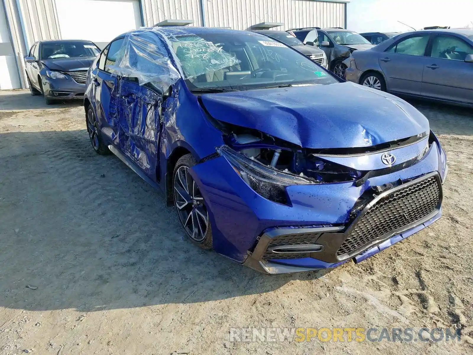 1 Photograph of a damaged car JTDP4RCE5LJ014747 TOYOTA COROLLA 2020