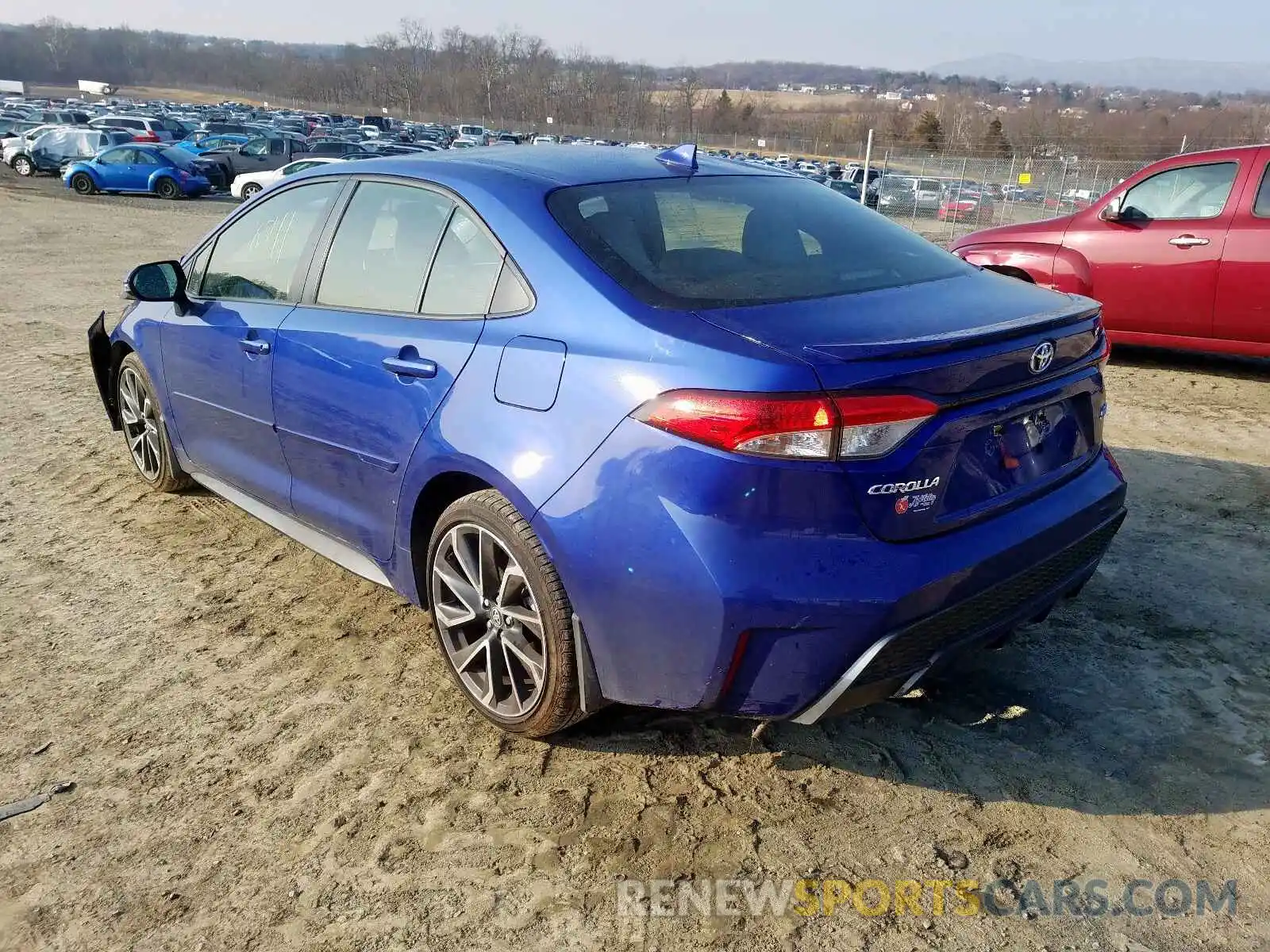 3 Photograph of a damaged car JTDP4RCE5LJ014747 TOYOTA COROLLA 2020