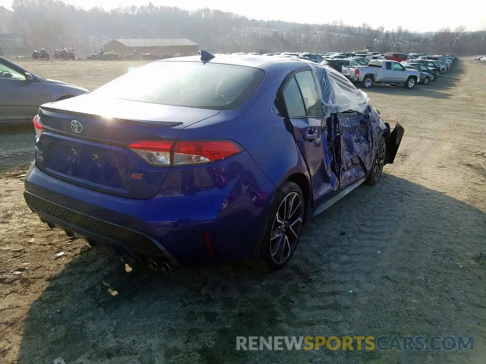 4 Photograph of a damaged car JTDP4RCE5LJ014747 TOYOTA COROLLA 2020