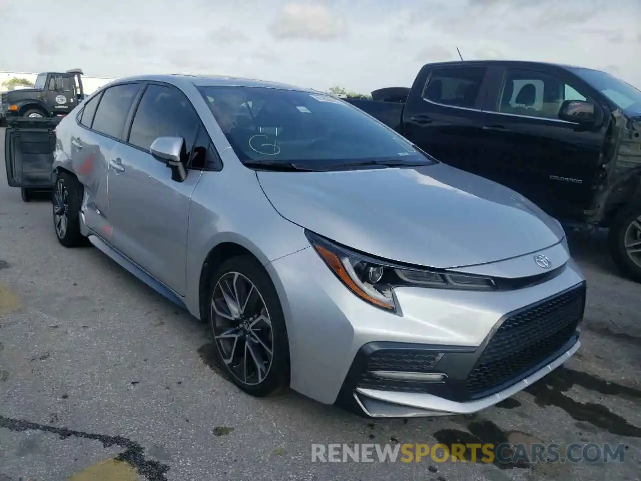 1 Photograph of a damaged car JTDP4RCE5LJ016272 TOYOTA COROLLA 2020