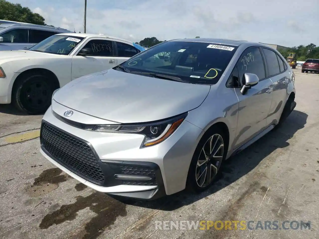 2 Photograph of a damaged car JTDP4RCE5LJ016272 TOYOTA COROLLA 2020