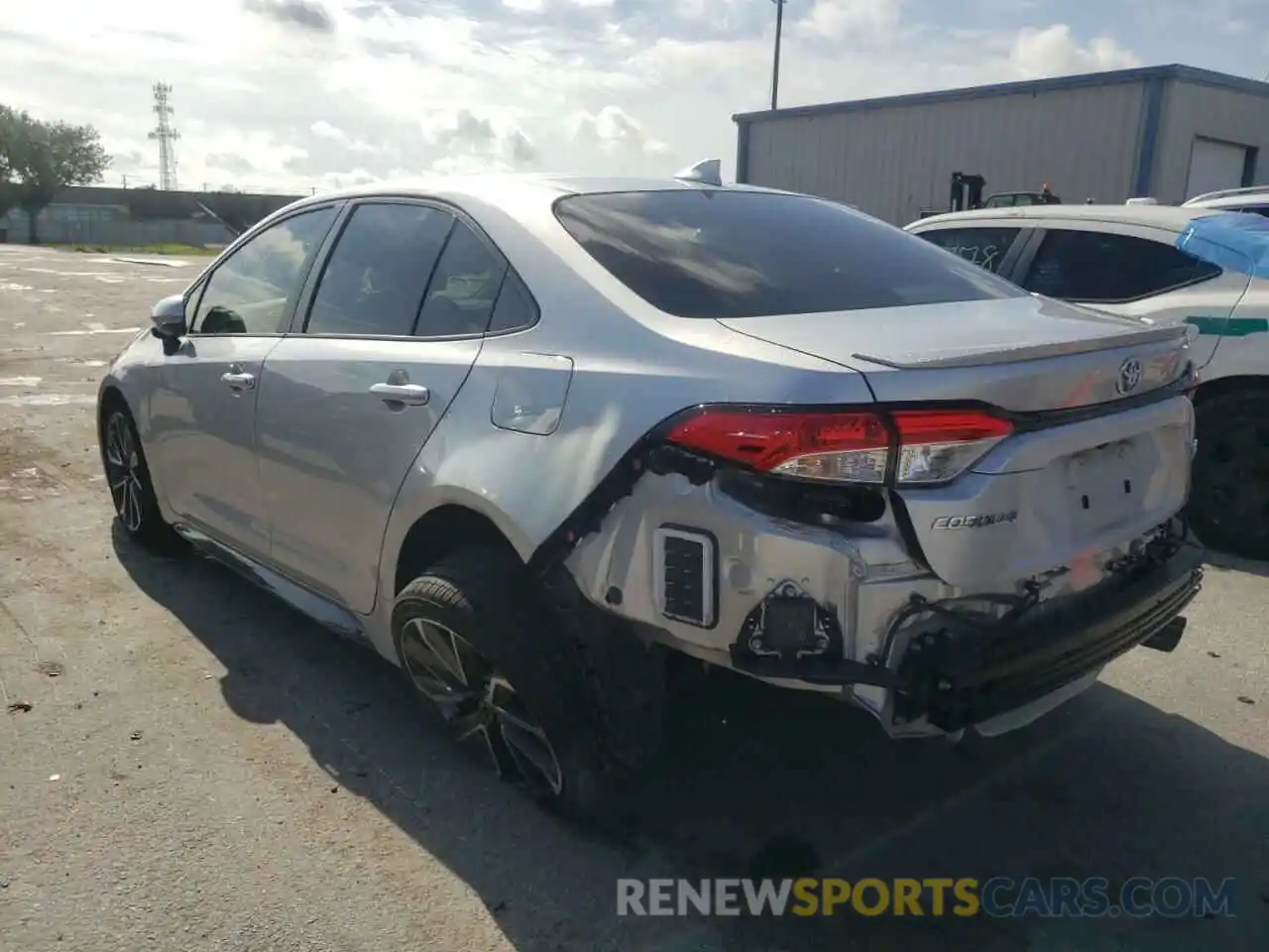 3 Photograph of a damaged car JTDP4RCE5LJ016272 TOYOTA COROLLA 2020