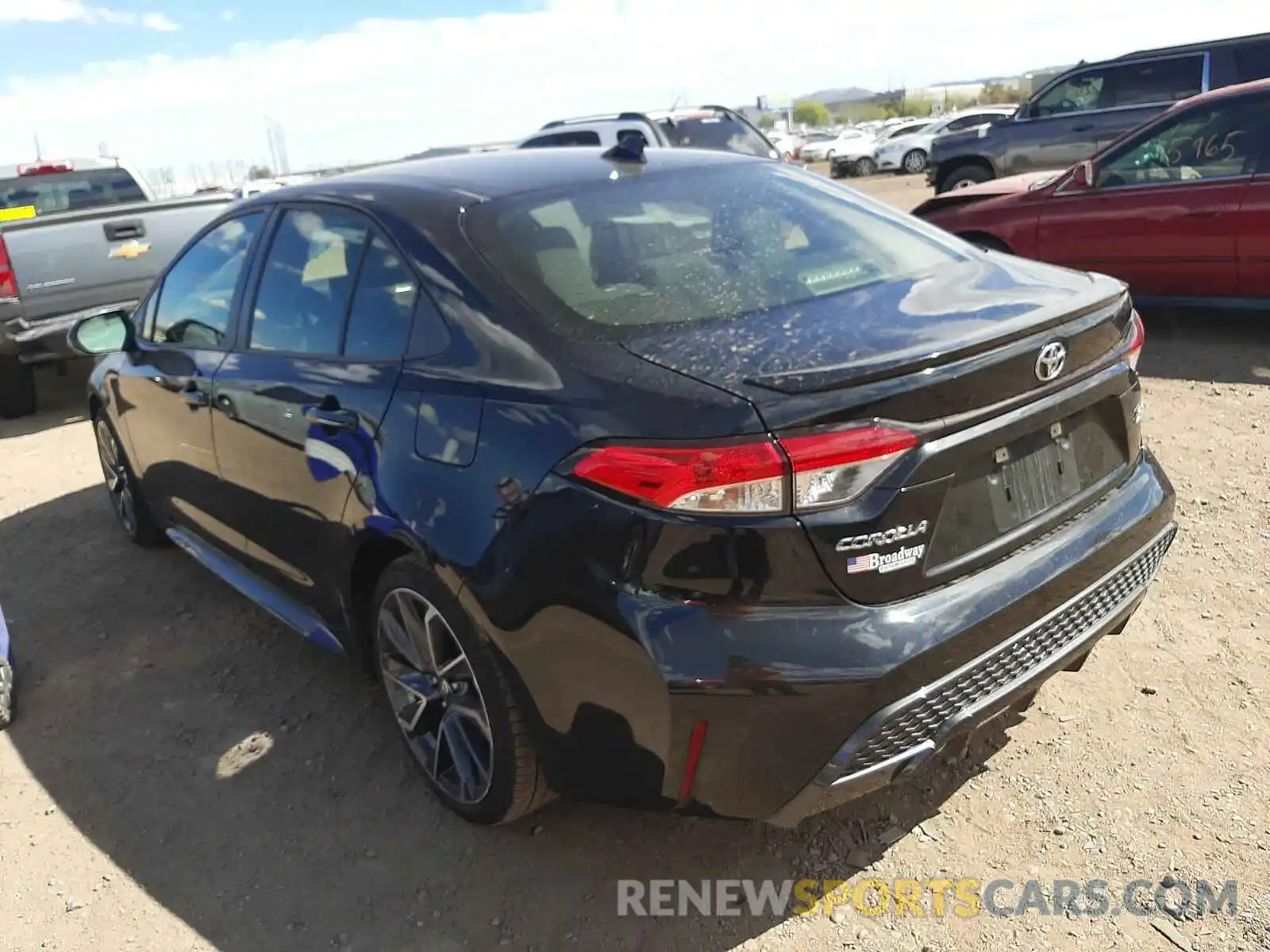 3 Photograph of a damaged car JTDP4RCE5LJ016966 TOYOTA COROLLA 2020