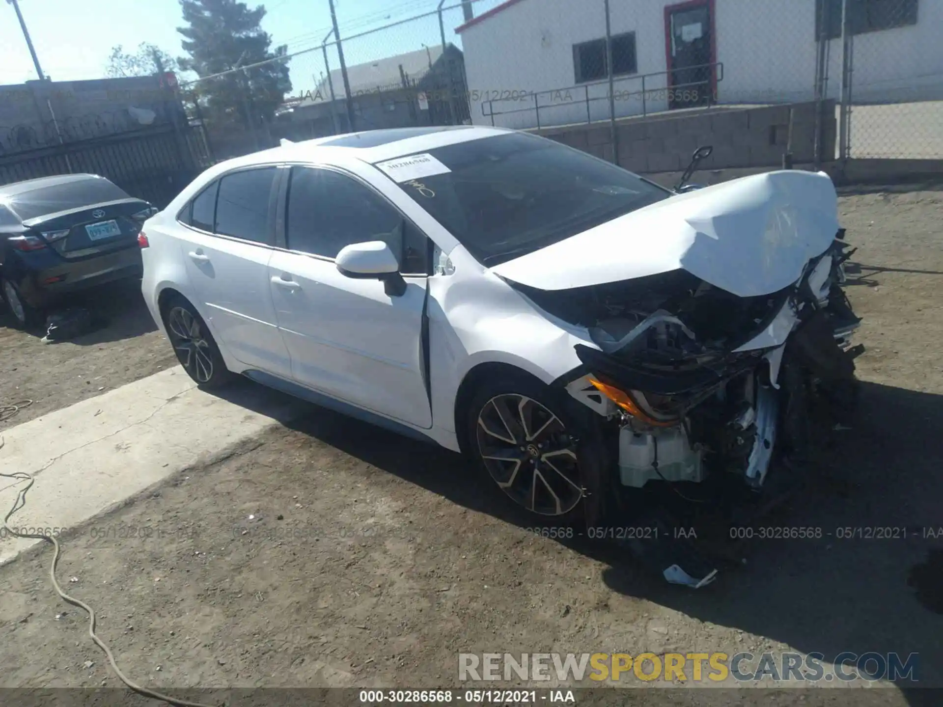 1 Photograph of a damaged car JTDP4RCE5LJ018104 TOYOTA COROLLA 2020