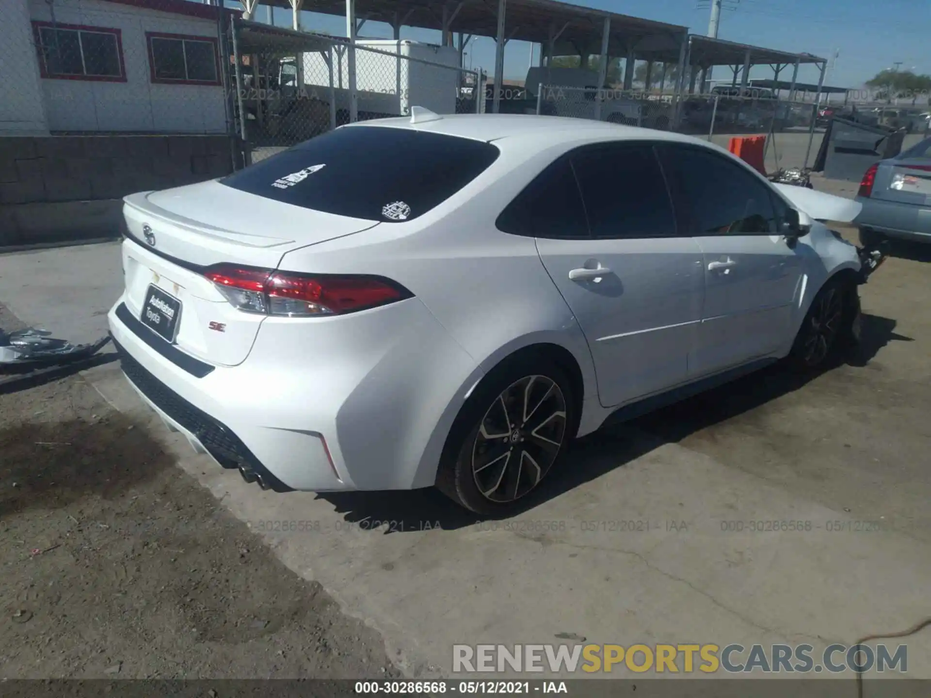 4 Photograph of a damaged car JTDP4RCE5LJ018104 TOYOTA COROLLA 2020