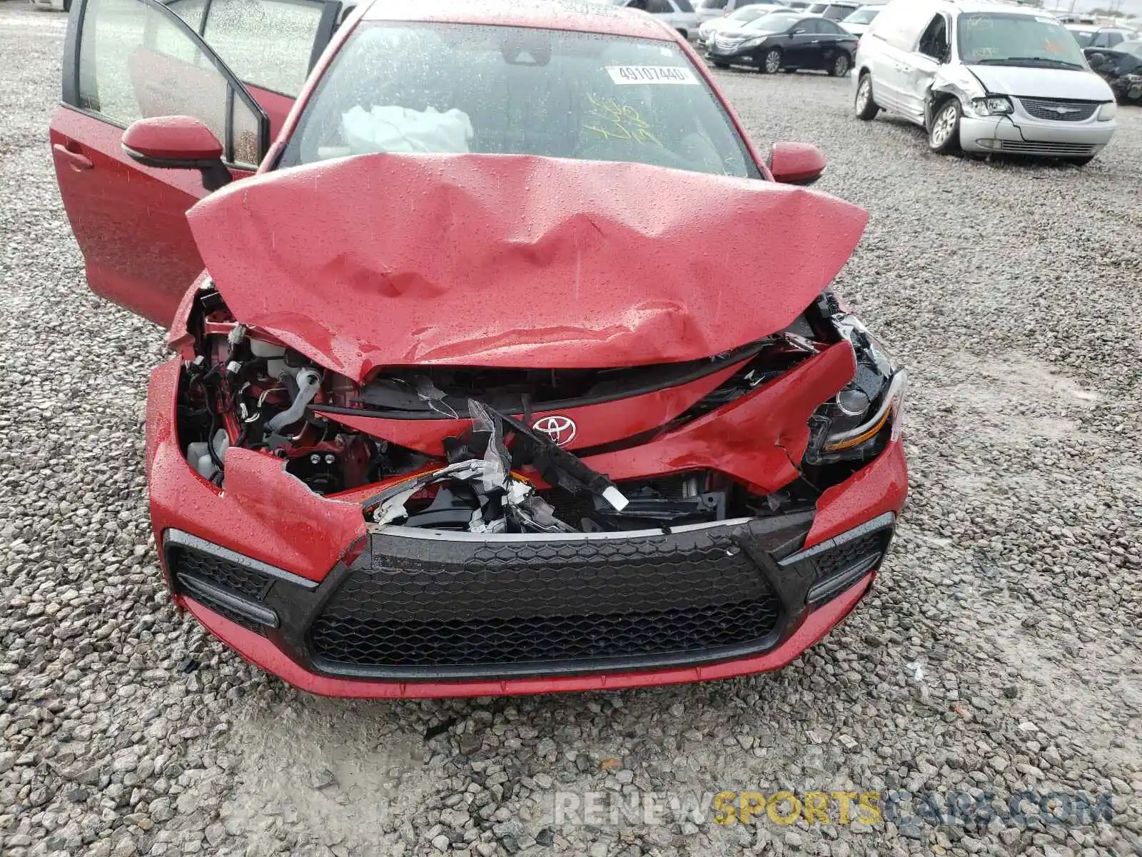 9 Photograph of a damaged car JTDP4RCE5LJ019933 TOYOTA COROLLA 2020