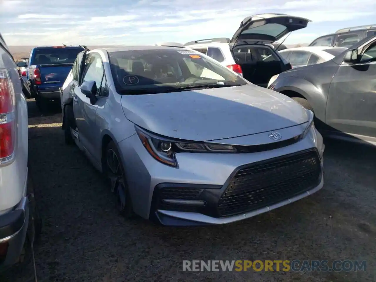 1 Photograph of a damaged car JTDP4RCE5LJ020144 TOYOTA COROLLA 2020