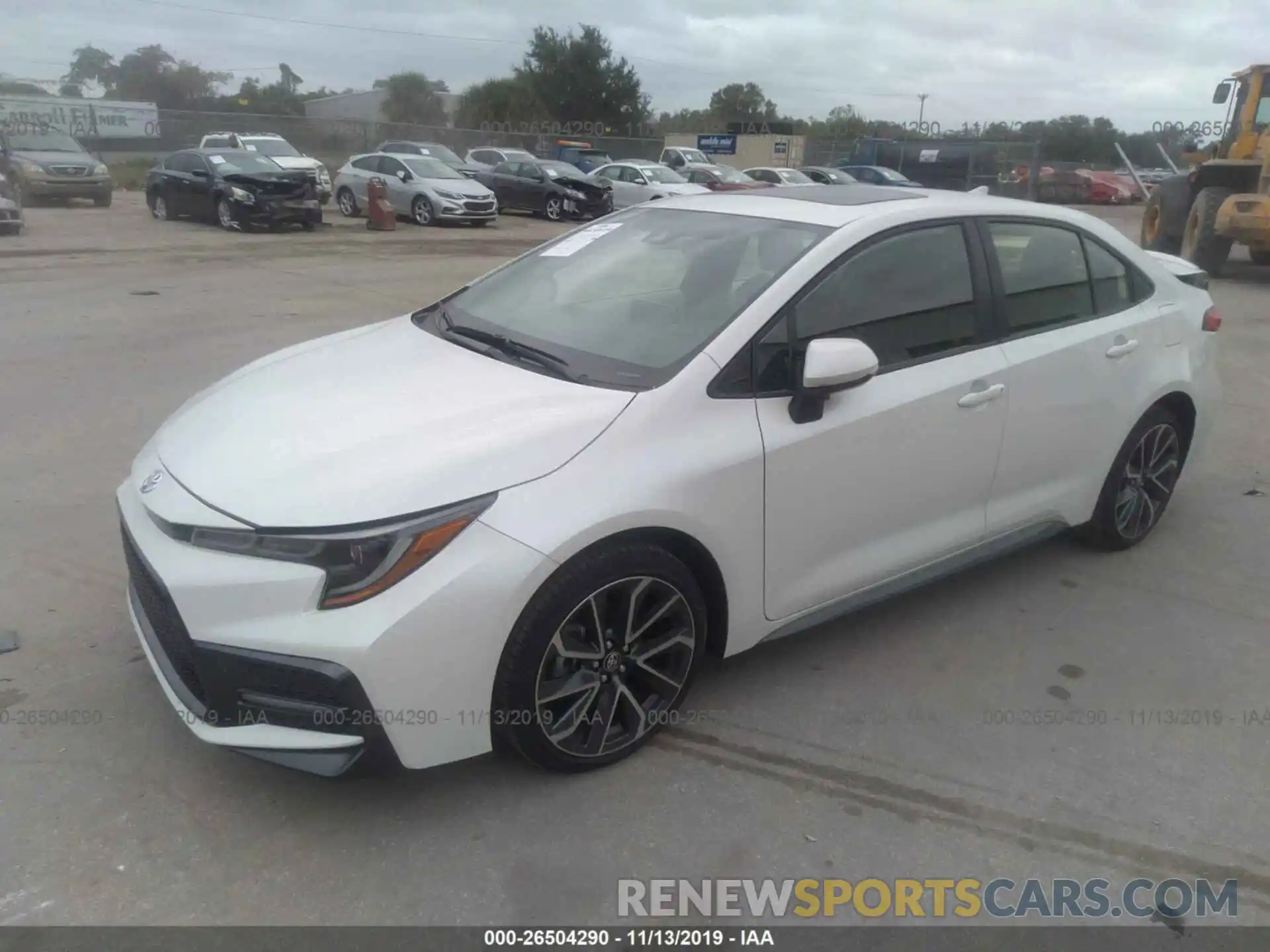 2 Photograph of a damaged car JTDP4RCE5LJ020421 TOYOTA COROLLA 2020