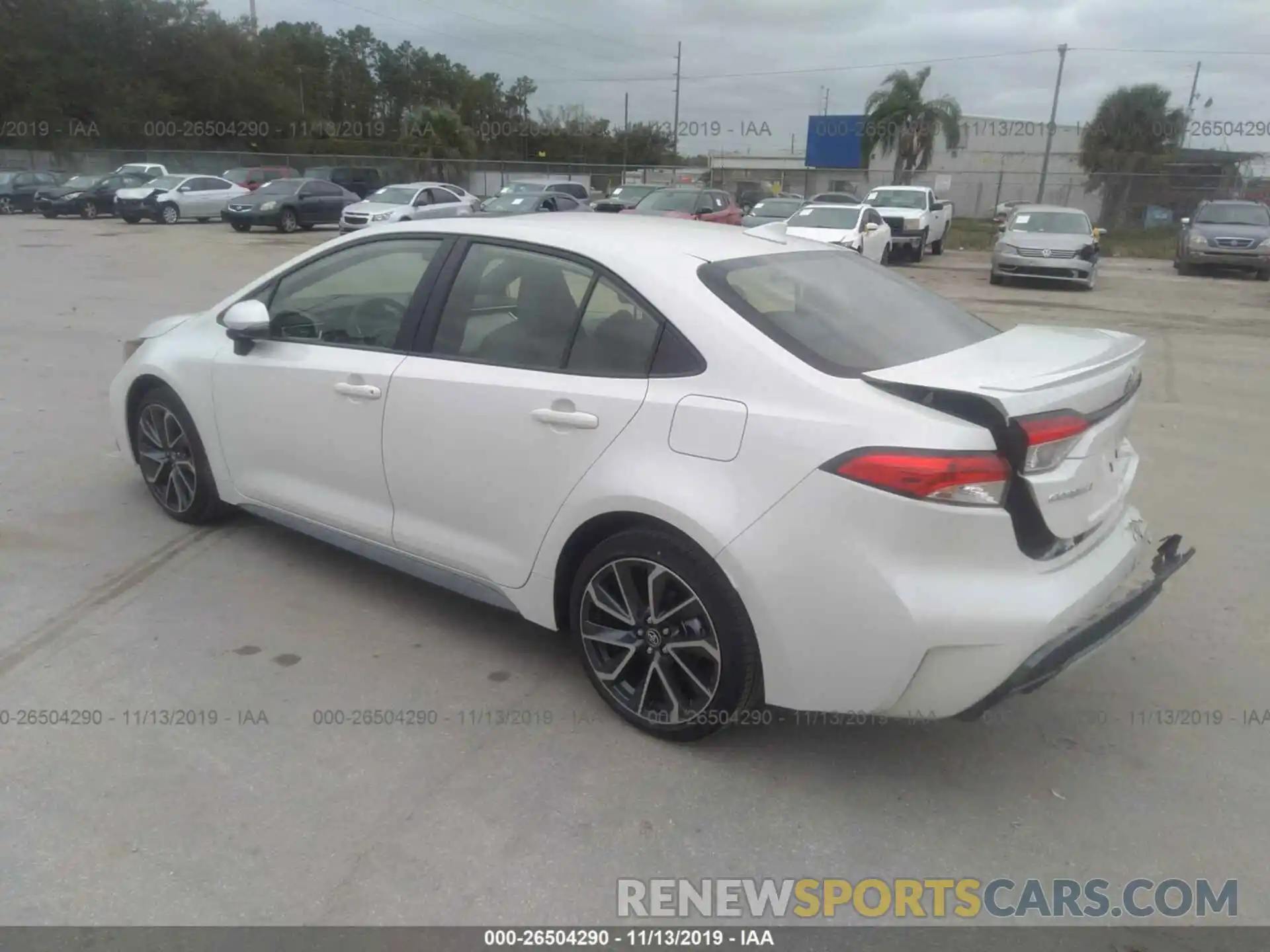 3 Photograph of a damaged car JTDP4RCE5LJ020421 TOYOTA COROLLA 2020