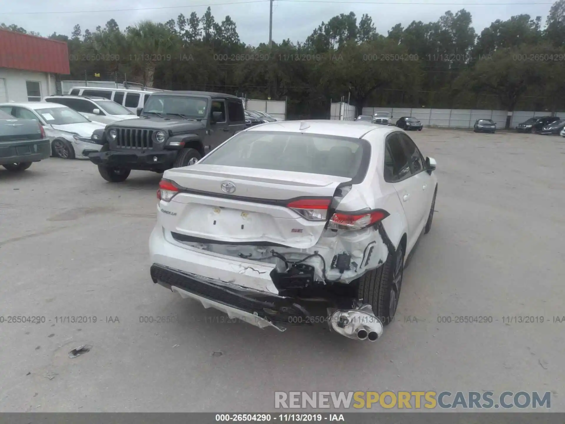 6 Photograph of a damaged car JTDP4RCE5LJ020421 TOYOTA COROLLA 2020