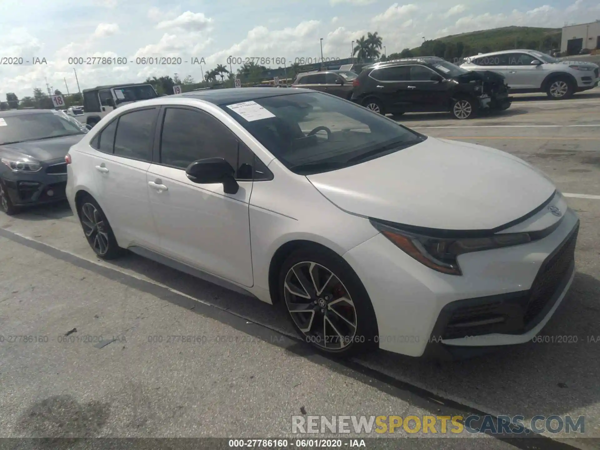 1 Photograph of a damaged car JTDP4RCE5LJ020855 TOYOTA COROLLA 2020