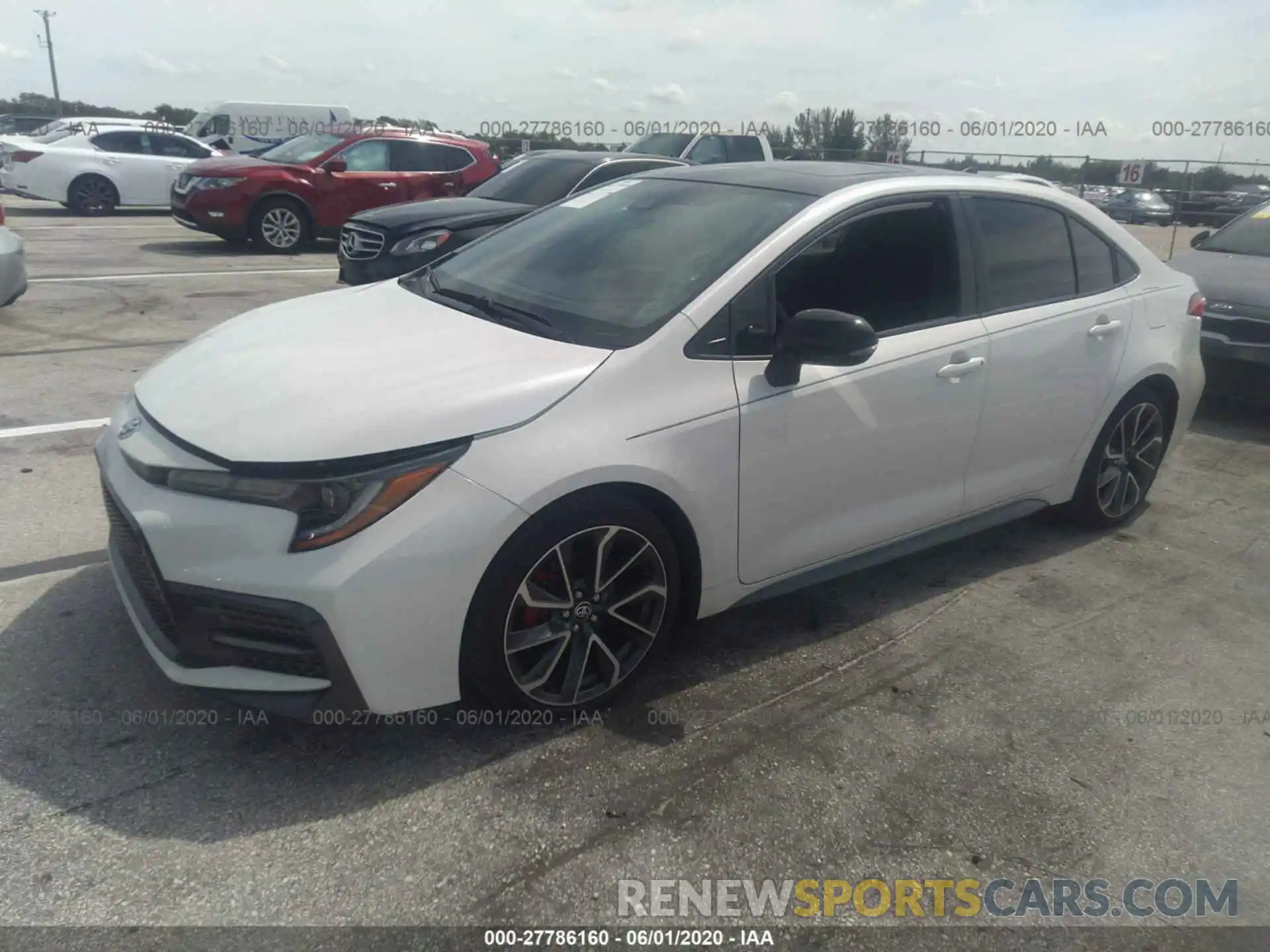 2 Photograph of a damaged car JTDP4RCE5LJ020855 TOYOTA COROLLA 2020