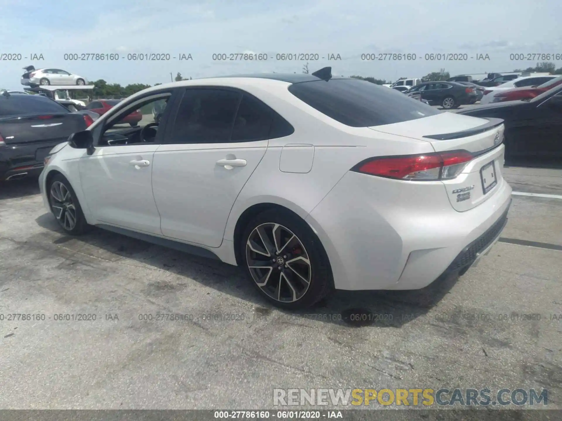 3 Photograph of a damaged car JTDP4RCE5LJ020855 TOYOTA COROLLA 2020