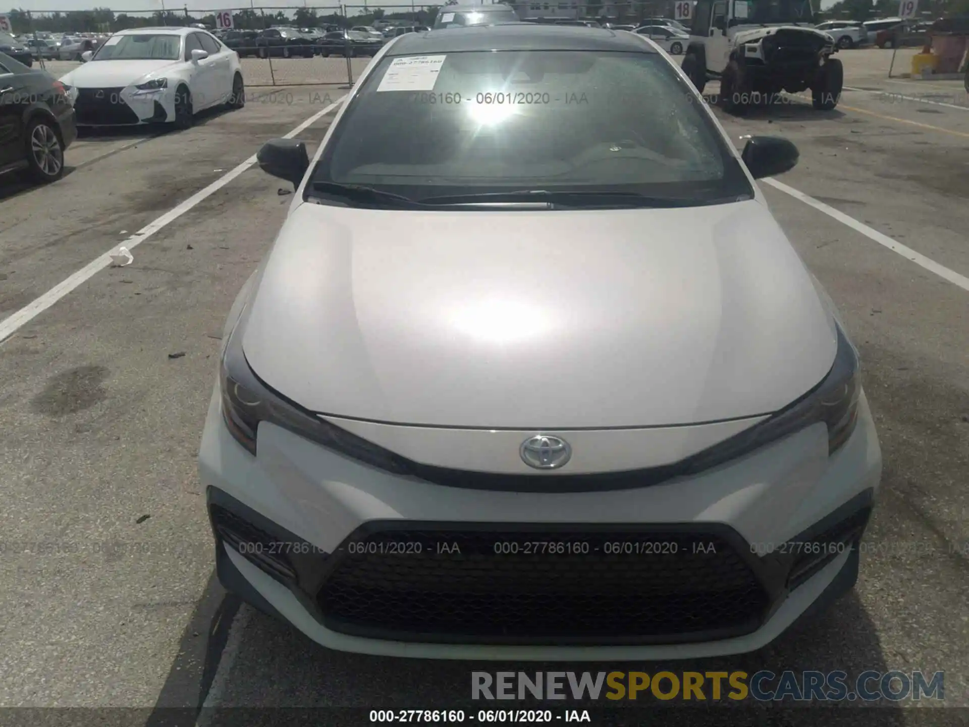 6 Photograph of a damaged car JTDP4RCE5LJ020855 TOYOTA COROLLA 2020