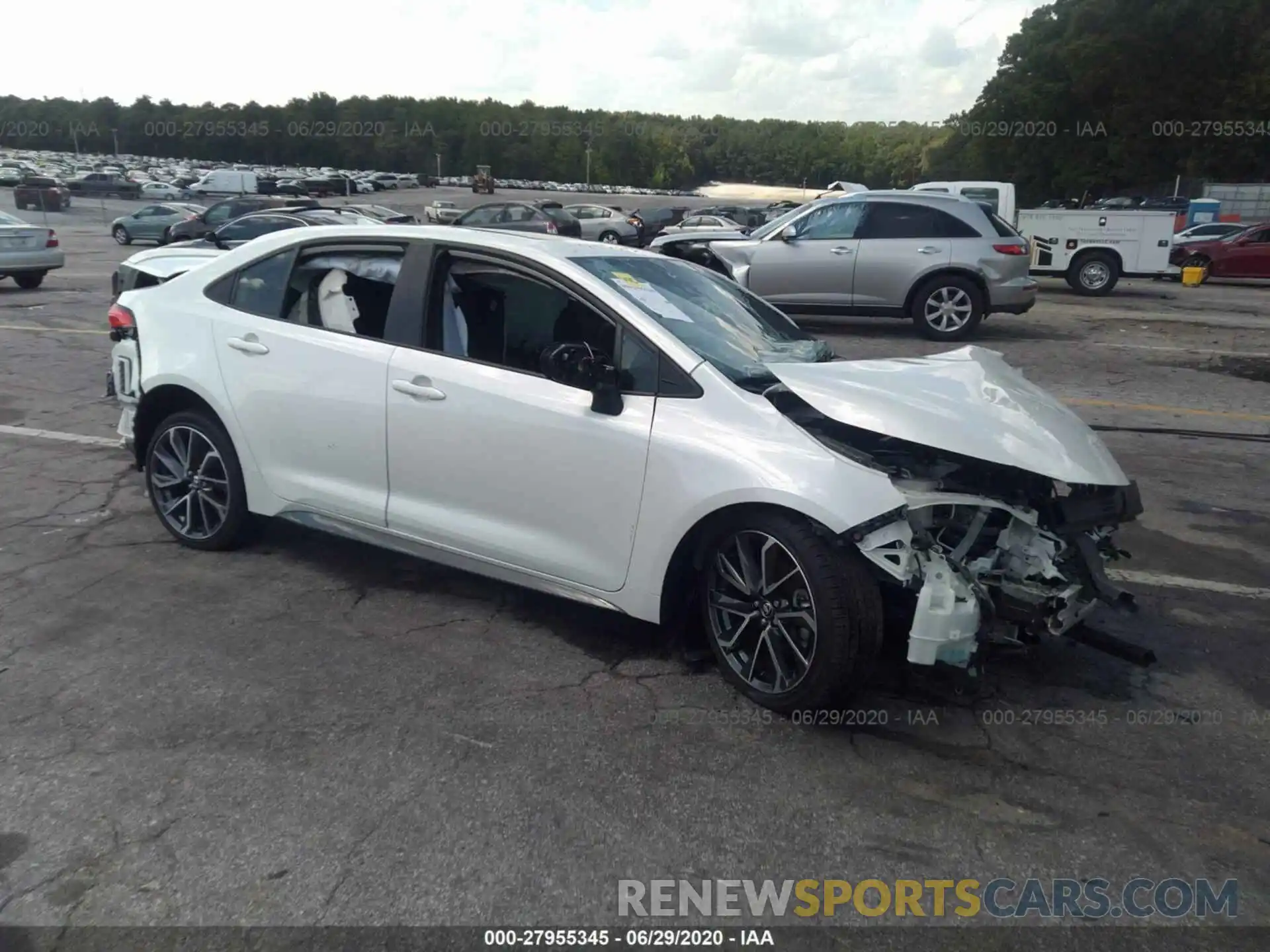 1 Photograph of a damaged car JTDP4RCE5LJ026221 TOYOTA COROLLA 2020