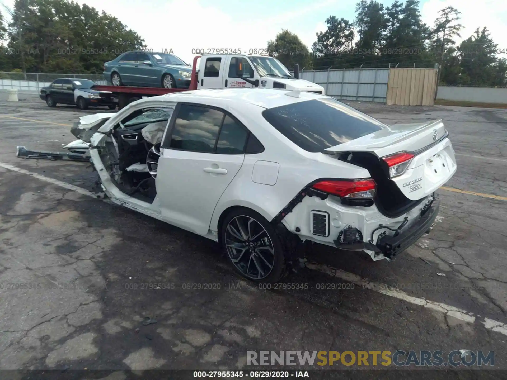 3 Photograph of a damaged car JTDP4RCE5LJ026221 TOYOTA COROLLA 2020