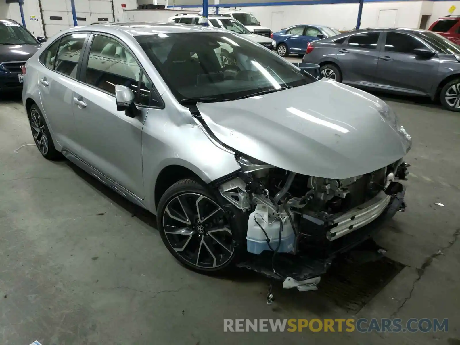 1 Photograph of a damaged car JTDP4RCE5LJ030110 TOYOTA COROLLA 2020