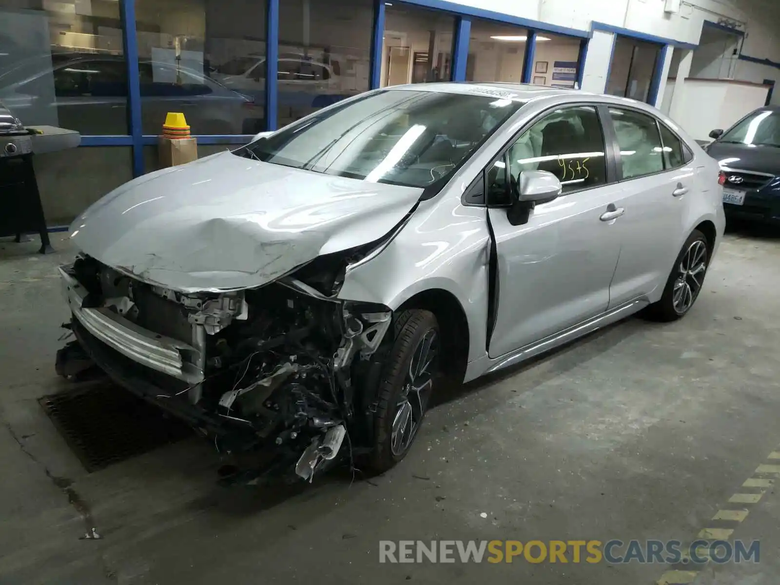 2 Photograph of a damaged car JTDP4RCE5LJ030110 TOYOTA COROLLA 2020