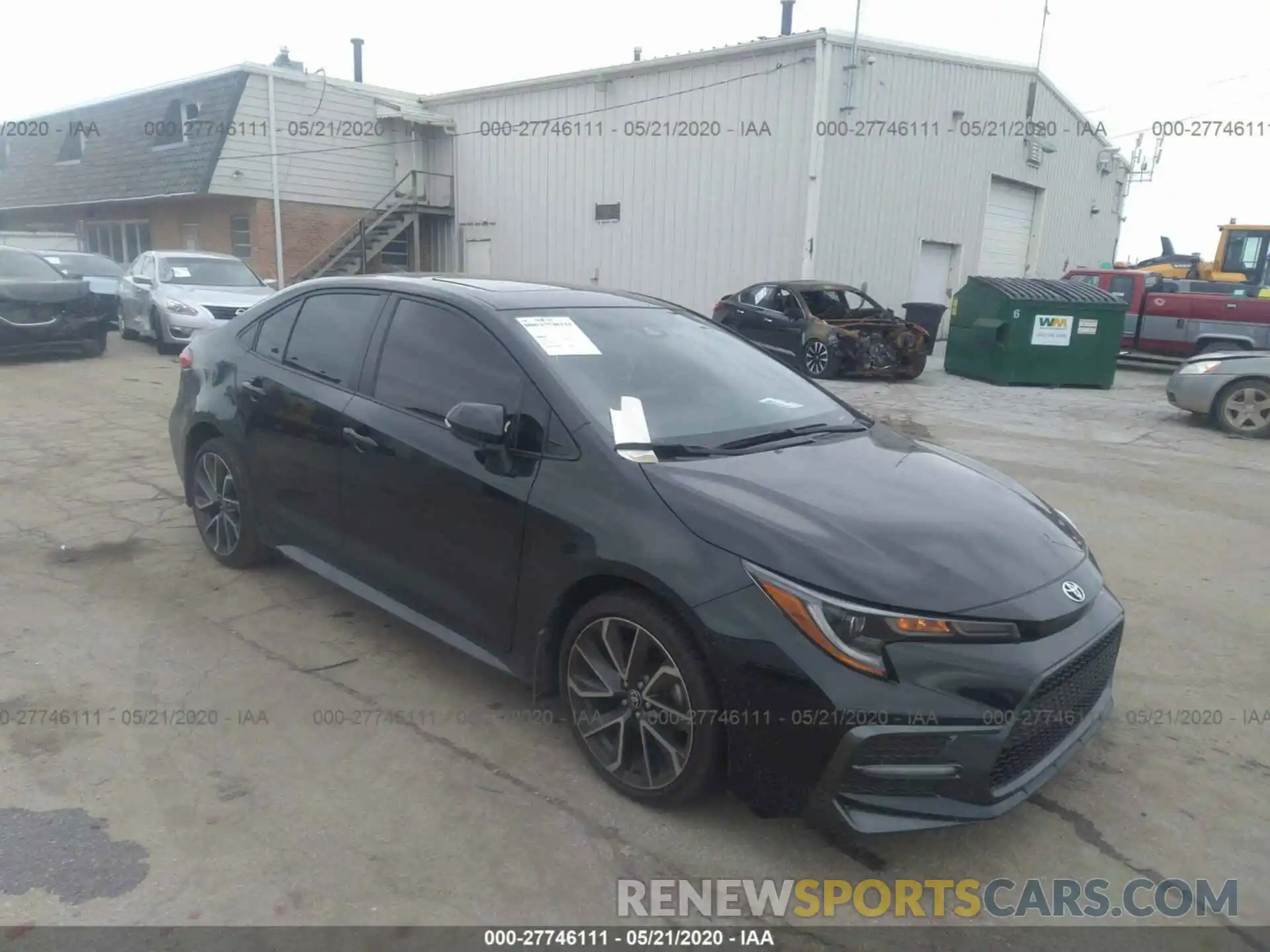 1 Photograph of a damaged car JTDP4RCE5LJ034951 TOYOTA COROLLA 2020