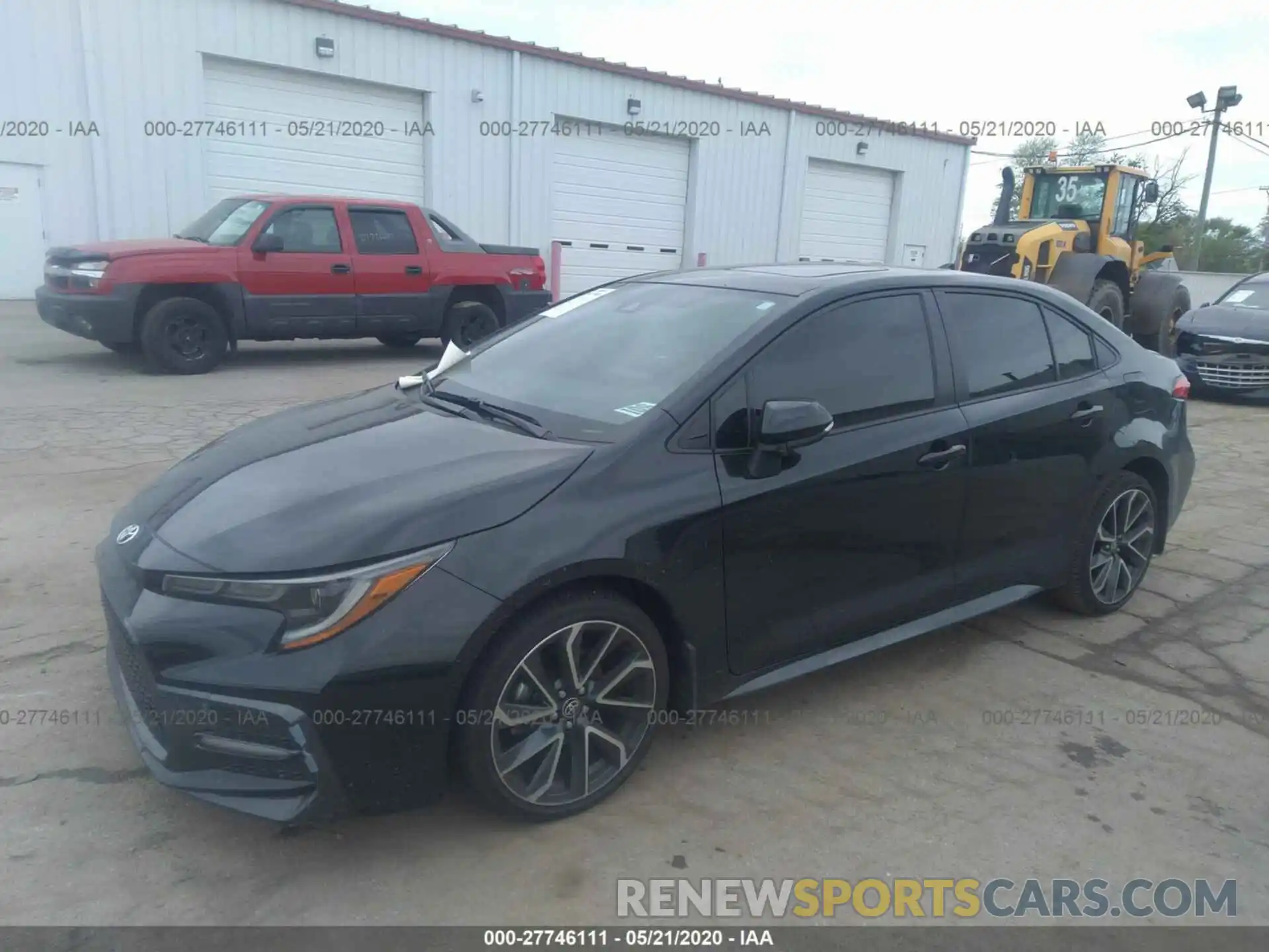 2 Photograph of a damaged car JTDP4RCE5LJ034951 TOYOTA COROLLA 2020