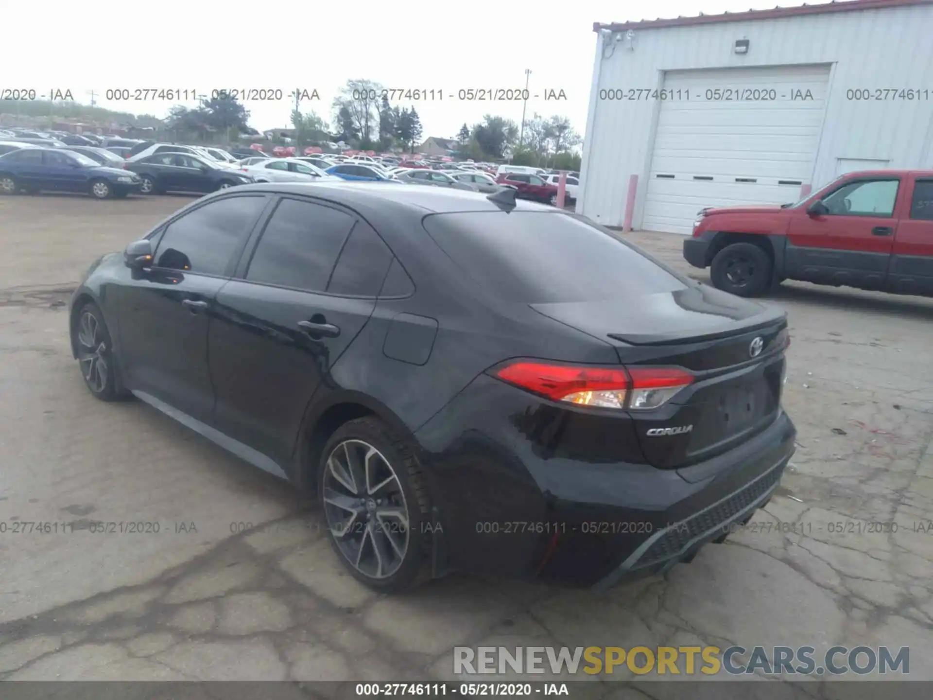 3 Photograph of a damaged car JTDP4RCE5LJ034951 TOYOTA COROLLA 2020