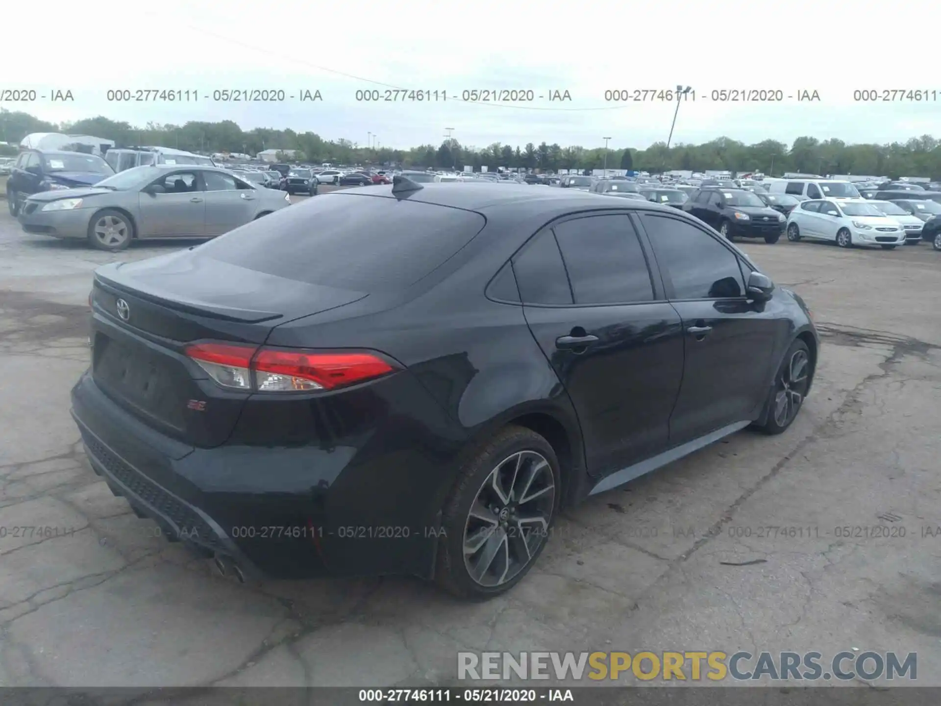 4 Photograph of a damaged car JTDP4RCE5LJ034951 TOYOTA COROLLA 2020