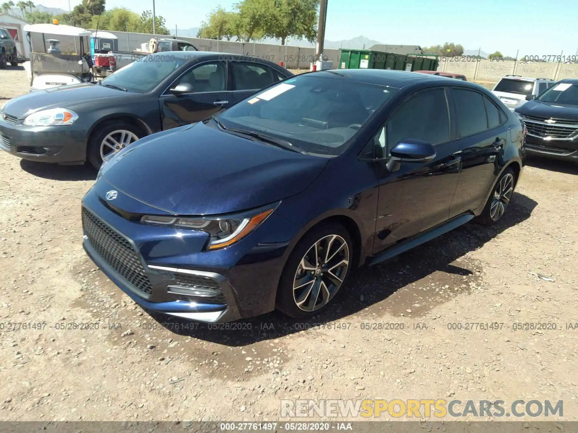 2 Photograph of a damaged car JTDP4RCE5LJ039194 TOYOTA COROLLA 2020