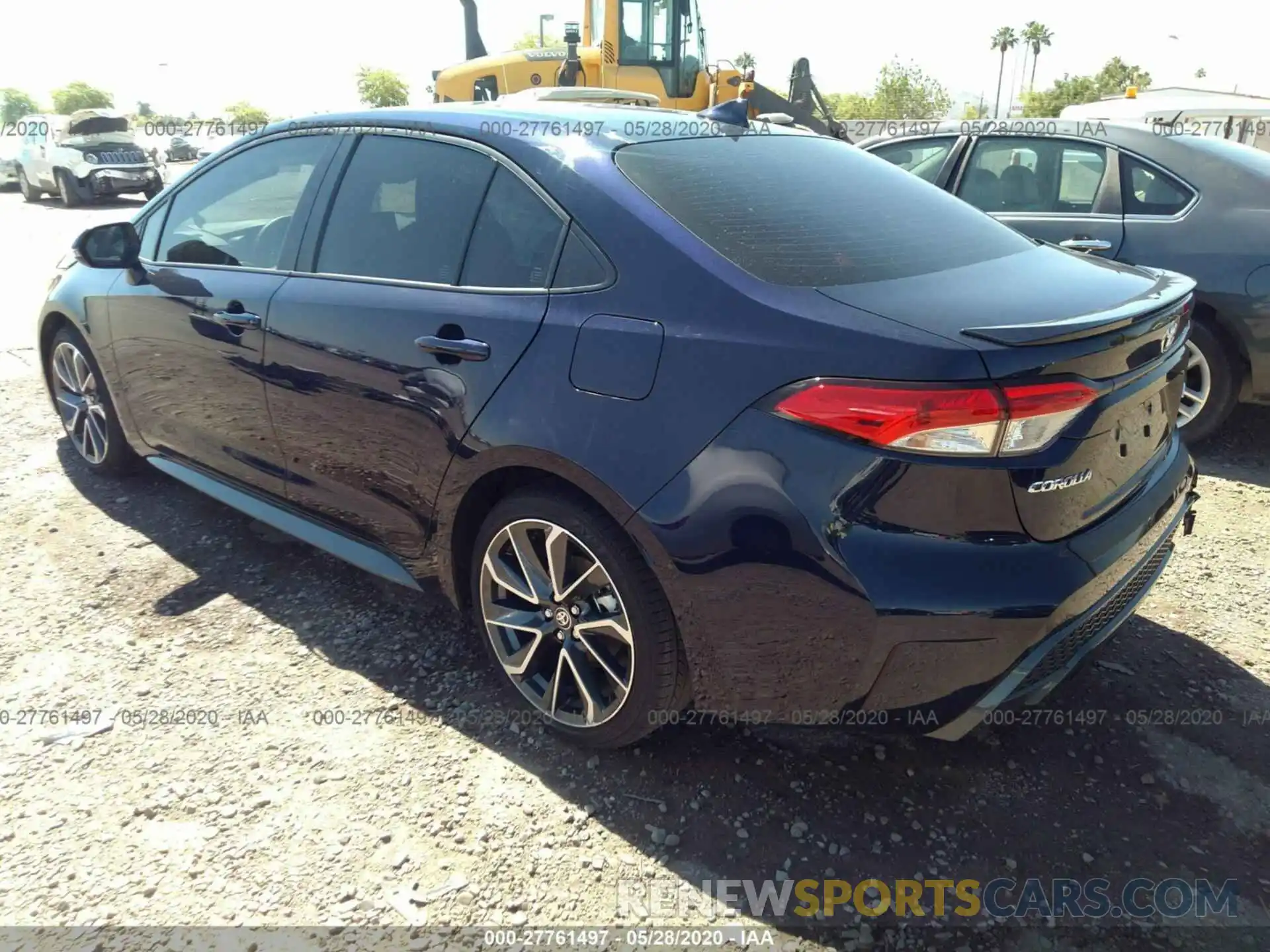 3 Photograph of a damaged car JTDP4RCE5LJ039194 TOYOTA COROLLA 2020