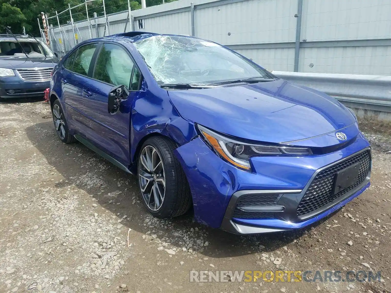 1 Photograph of a damaged car JTDP4RCE5LJ039700 TOYOTA COROLLA 2020