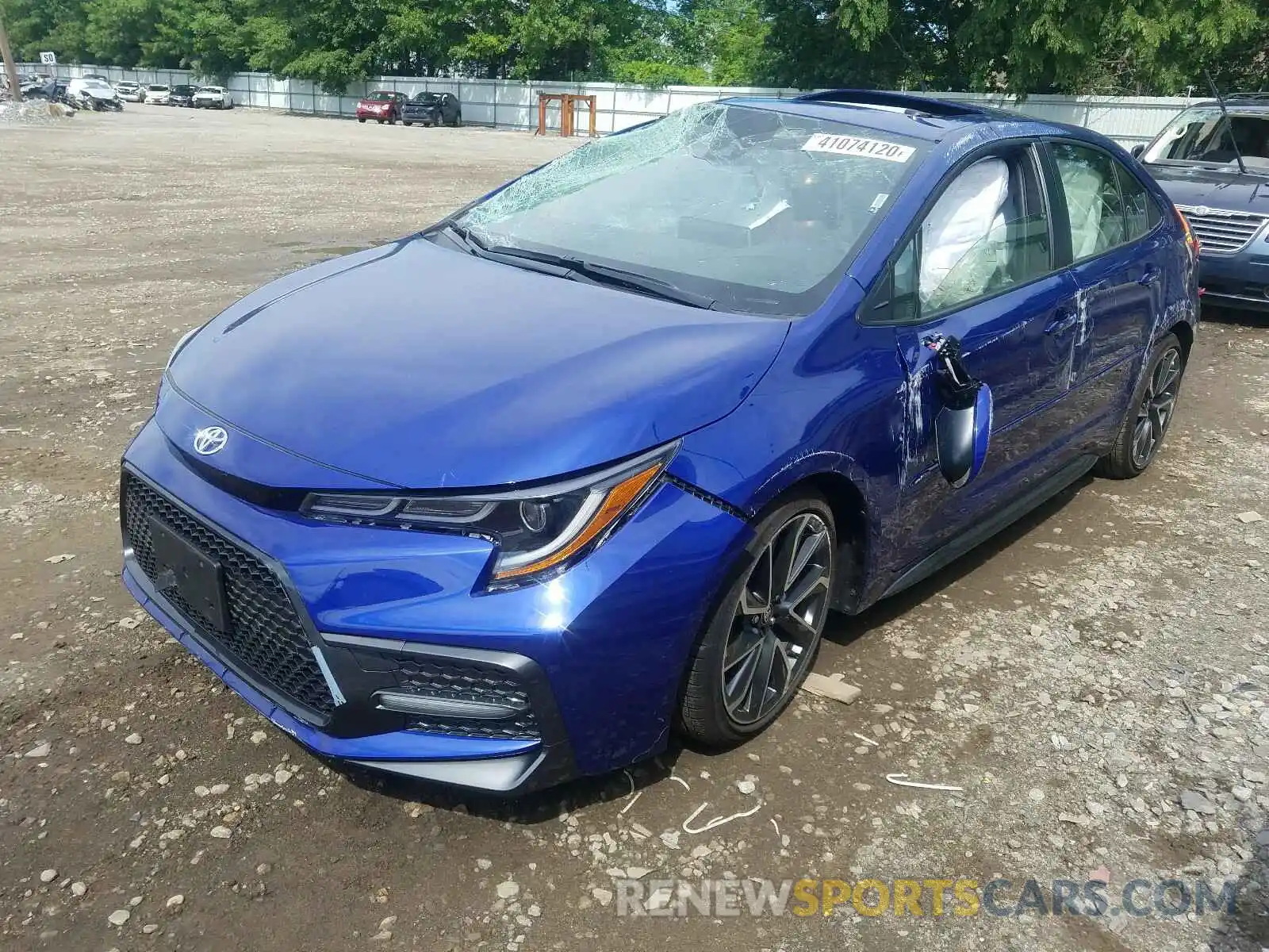 2 Photograph of a damaged car JTDP4RCE5LJ039700 TOYOTA COROLLA 2020