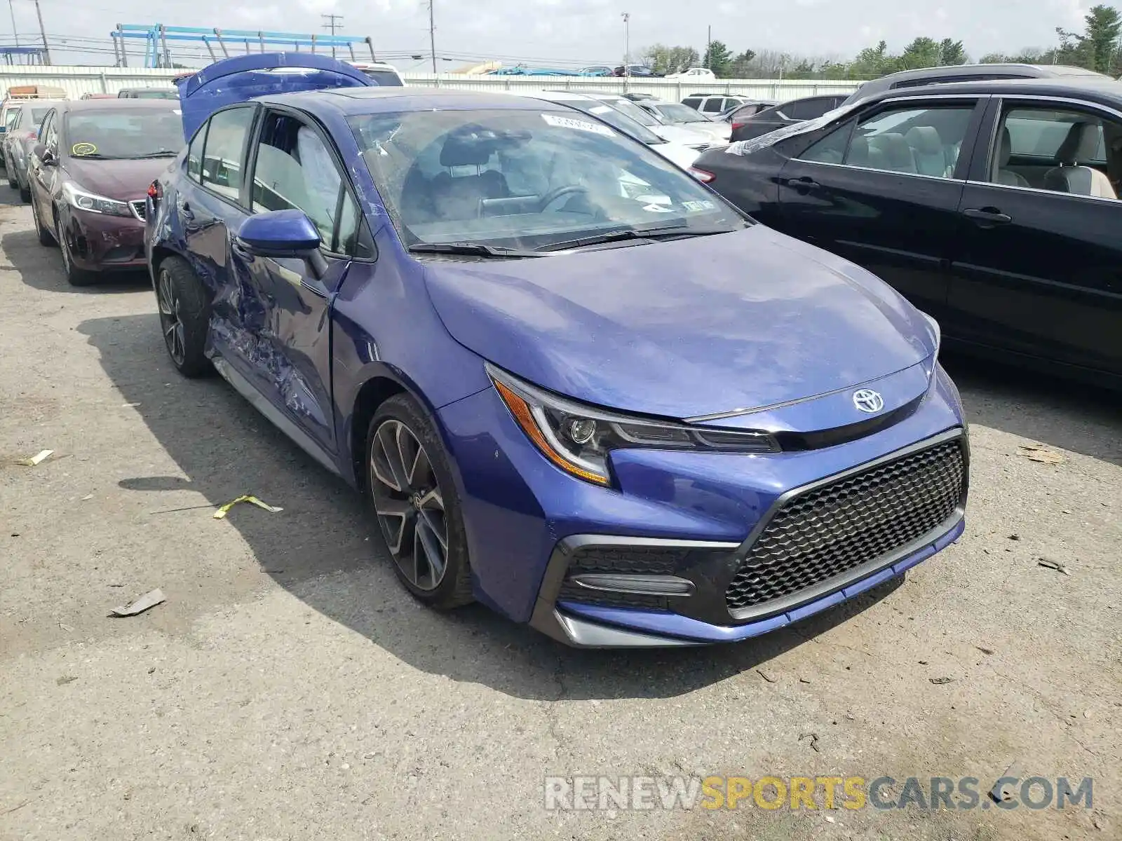 1 Photograph of a damaged car JTDP4RCE5LJ040765 TOYOTA COROLLA 2020