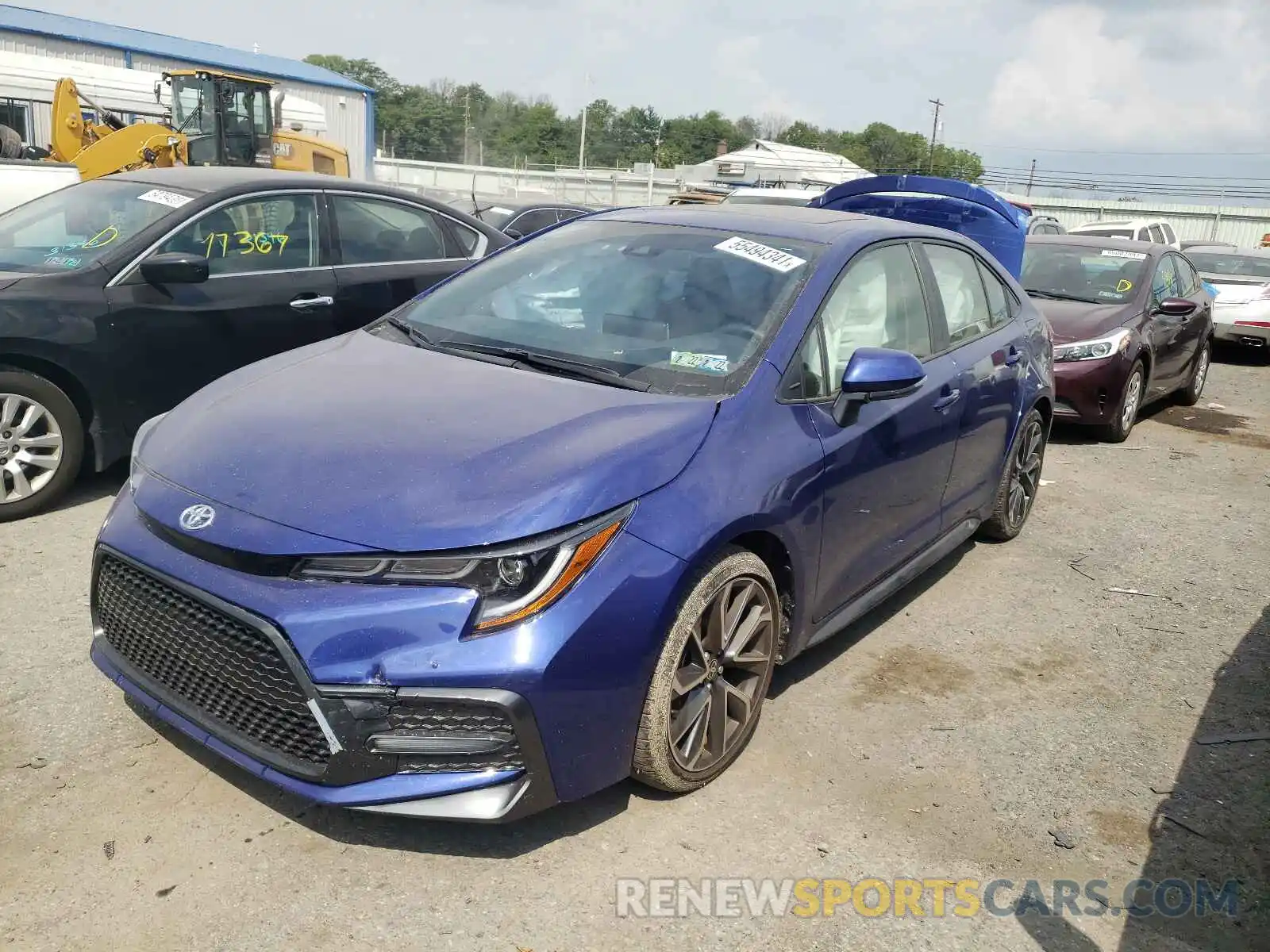 2 Photograph of a damaged car JTDP4RCE5LJ040765 TOYOTA COROLLA 2020