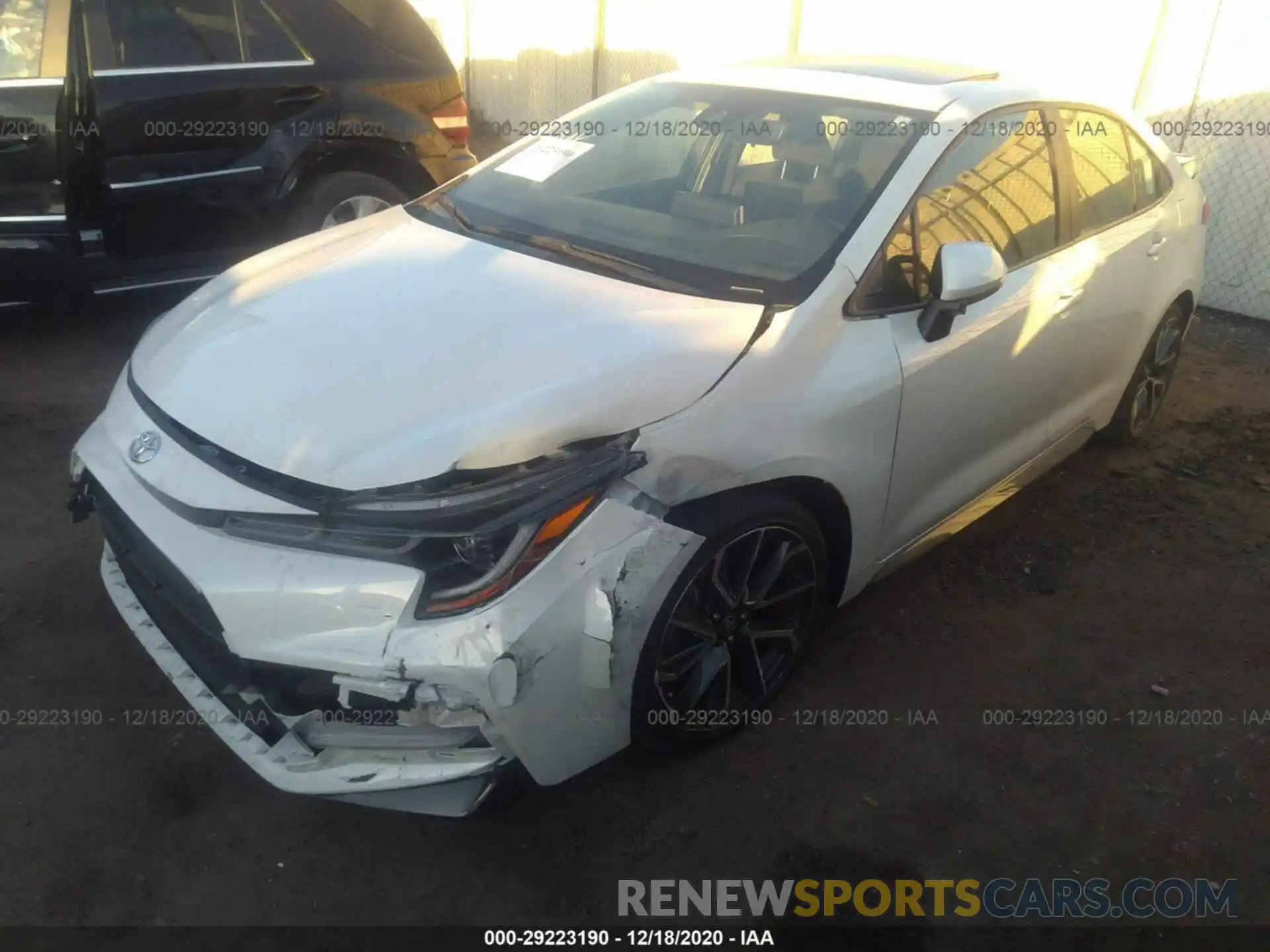 2 Photograph of a damaged car JTDP4RCE5LJ043679 TOYOTA COROLLA 2020