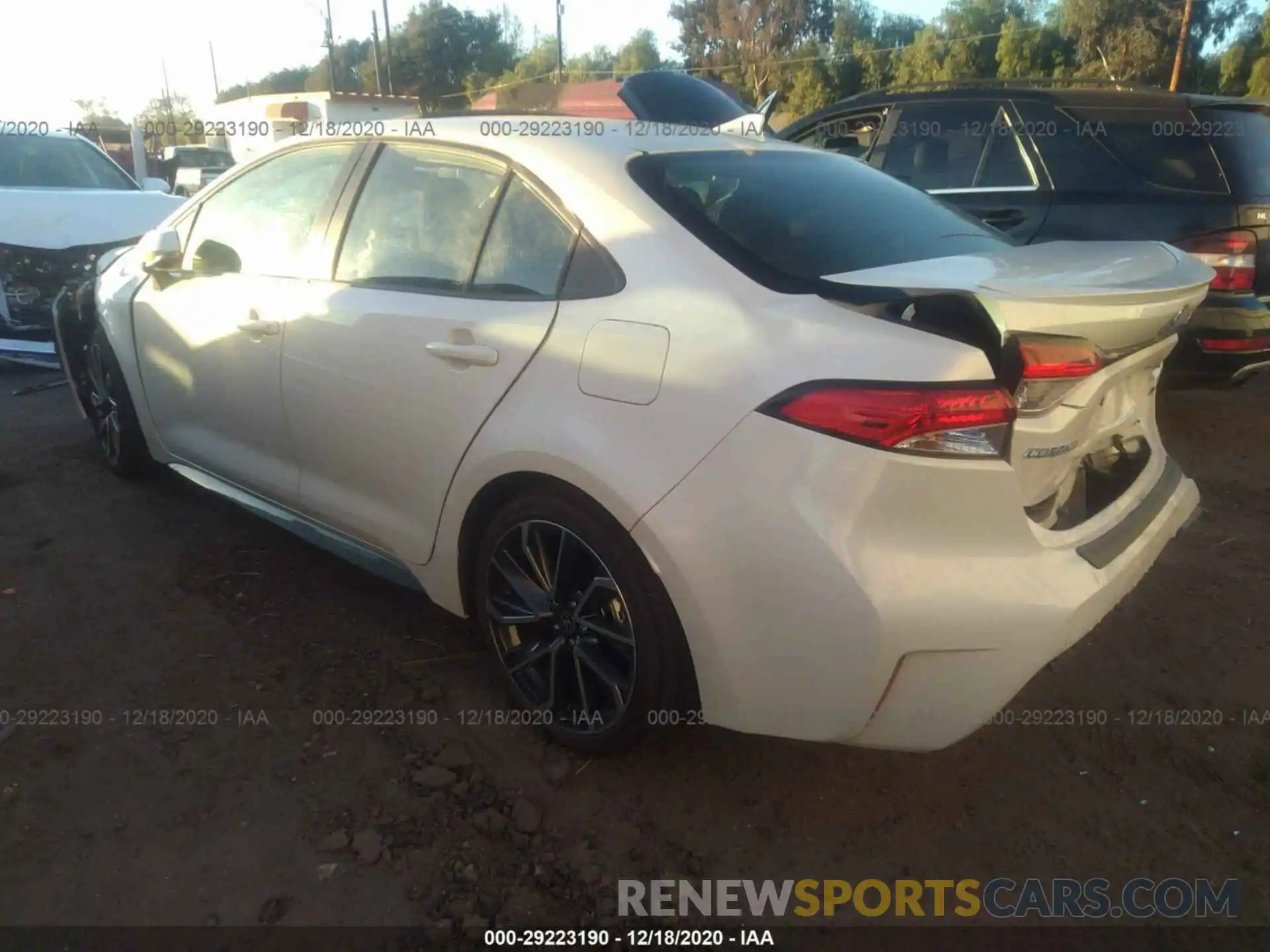 3 Photograph of a damaged car JTDP4RCE5LJ043679 TOYOTA COROLLA 2020