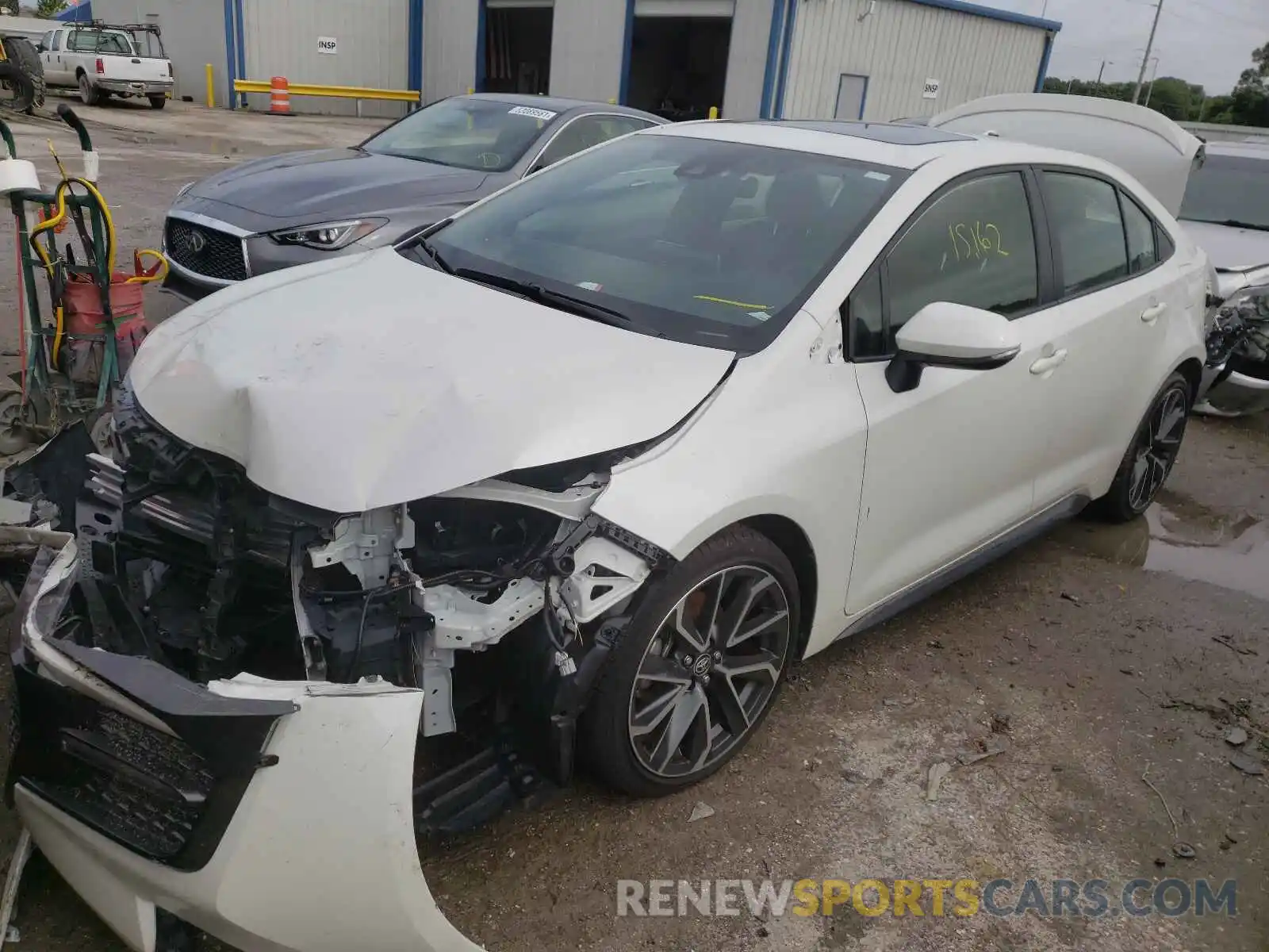 2 Photograph of a damaged car JTDP4RCE5LJ044086 TOYOTA COROLLA 2020