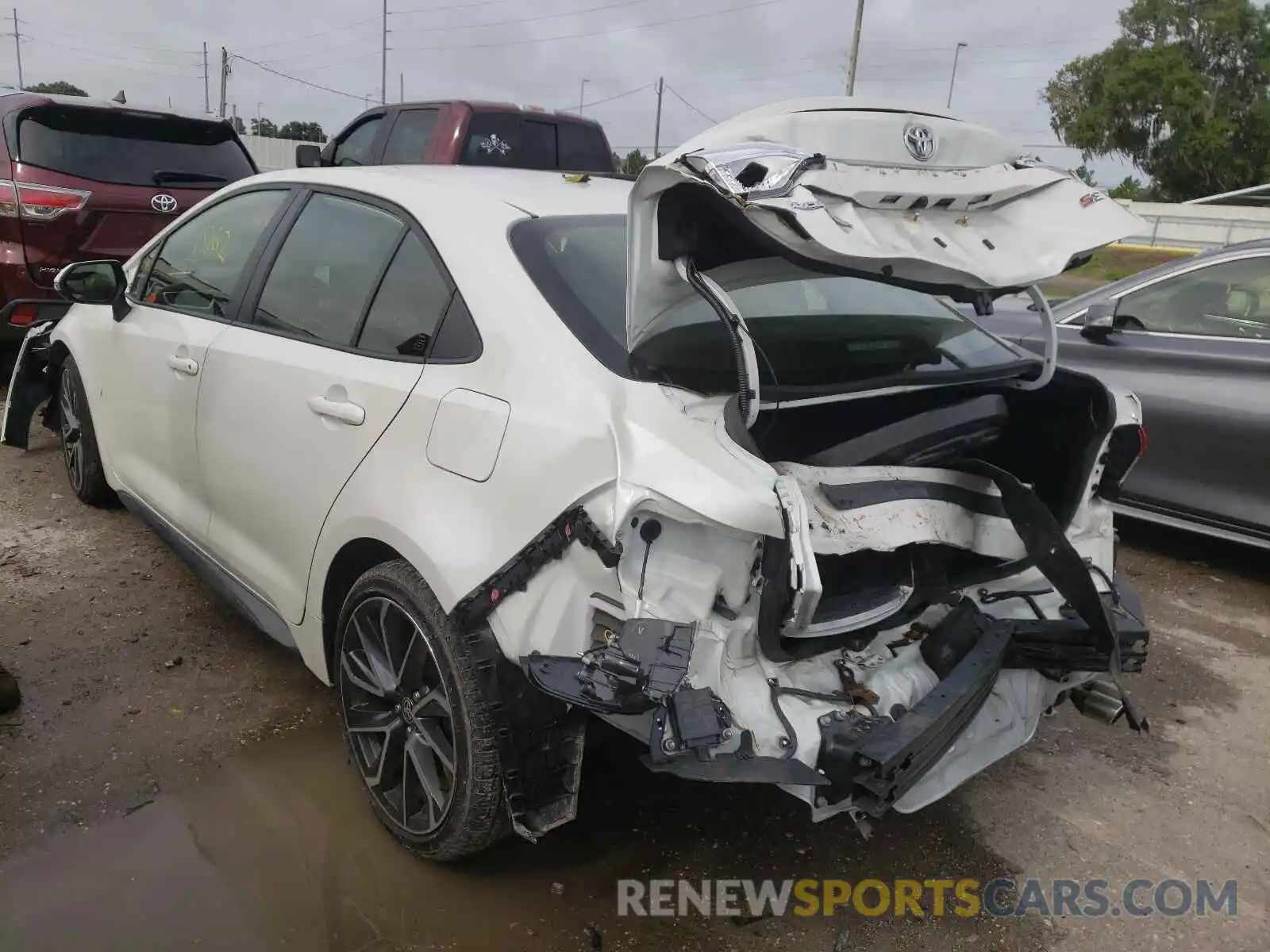 3 Photograph of a damaged car JTDP4RCE5LJ044086 TOYOTA COROLLA 2020