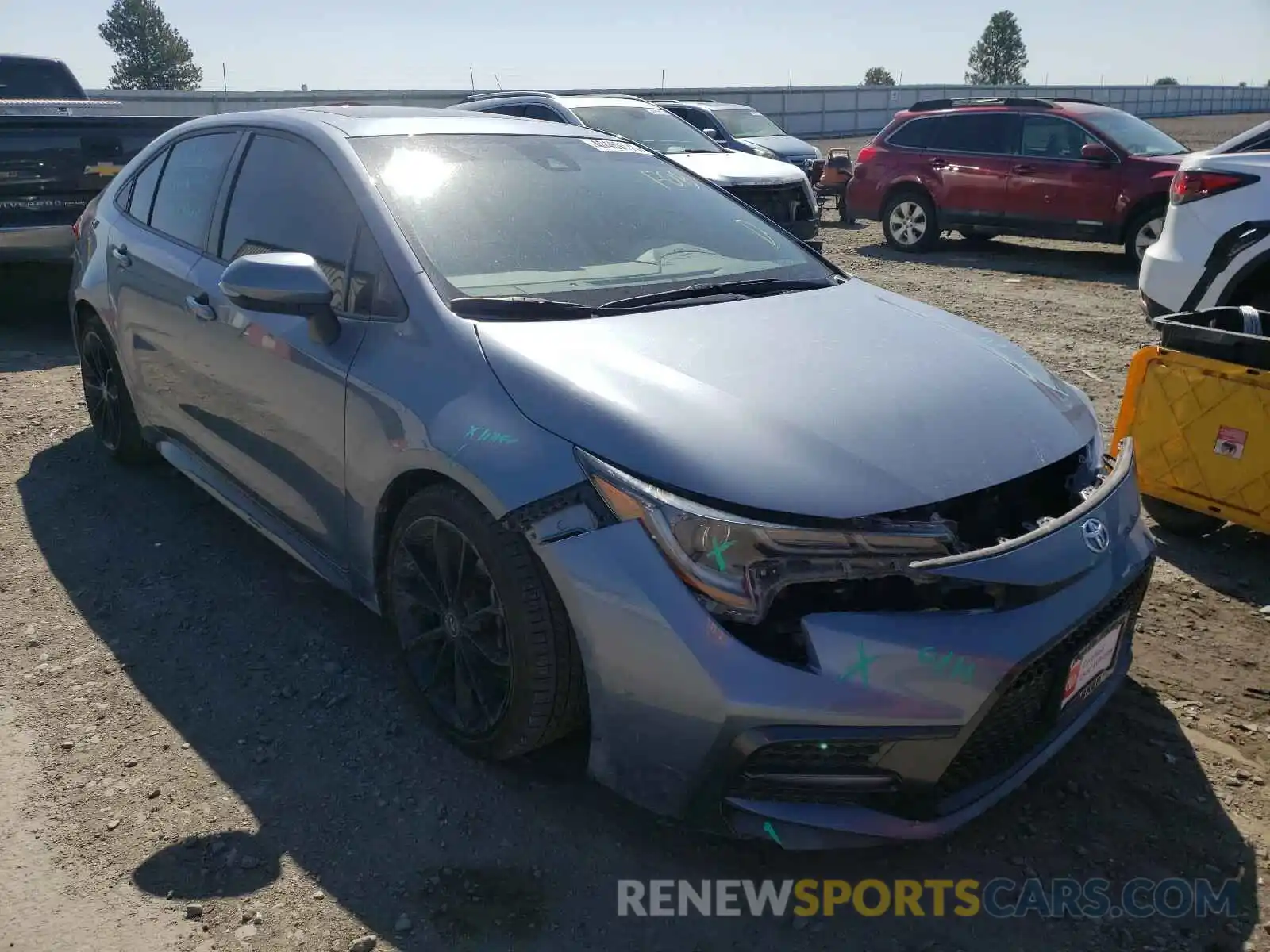 1 Photograph of a damaged car JTDP4RCE5LJ047859 TOYOTA COROLLA 2020