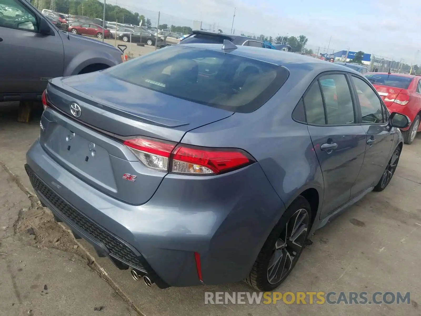 4 Photograph of a damaged car JTDP4RCE5LJ052172 TOYOTA COROLLA 2020