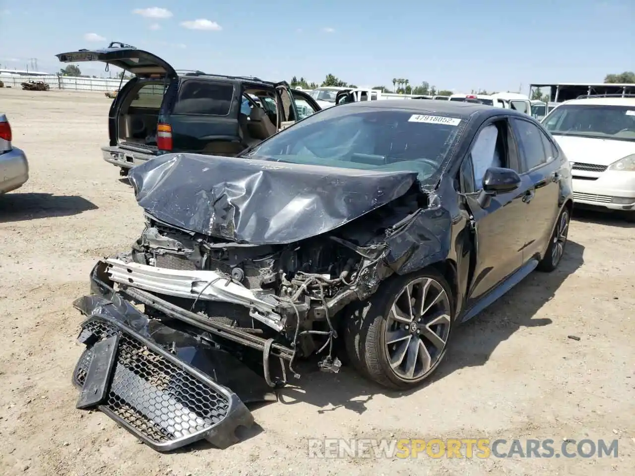 2 Photograph of a damaged car JTDP4RCE5LJ052740 TOYOTA COROLLA 2020