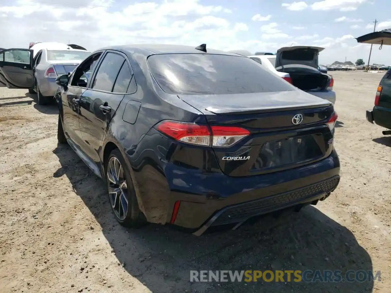 3 Photograph of a damaged car JTDP4RCE5LJ052740 TOYOTA COROLLA 2020