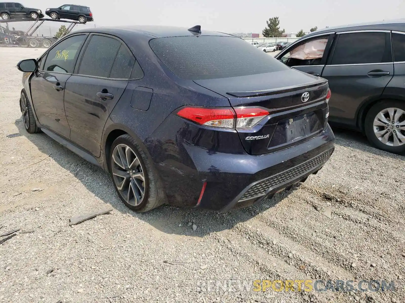 3 Photograph of a damaged car JTDP4RCE6LJ000887 TOYOTA COROLLA 2020