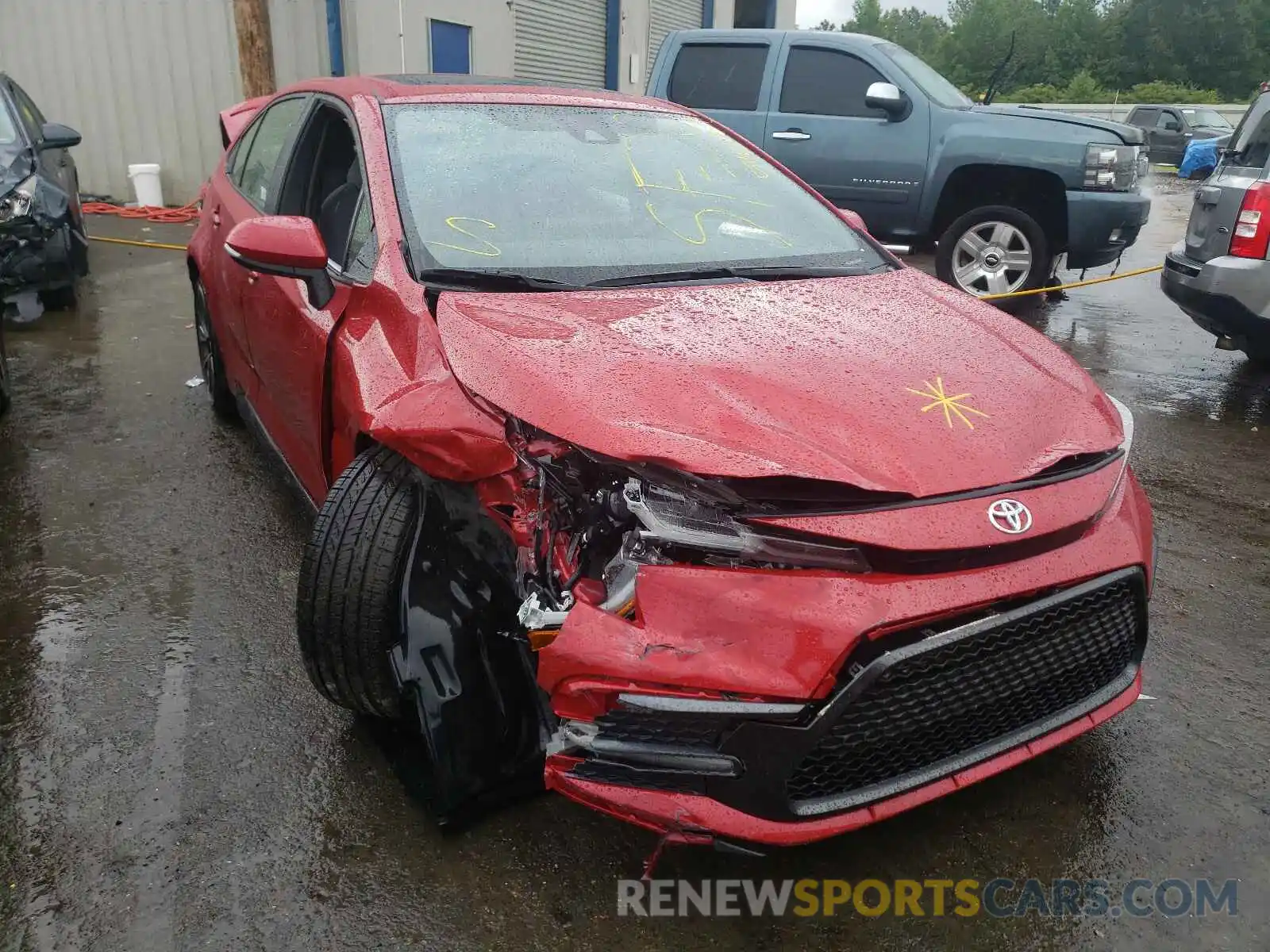 1 Photograph of a damaged car JTDP4RCE6LJ002932 TOYOTA COROLLA 2020