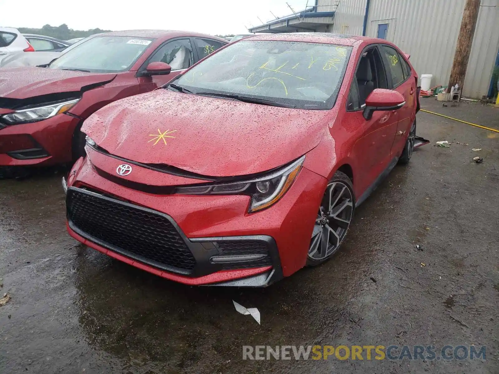 2 Photograph of a damaged car JTDP4RCE6LJ002932 TOYOTA COROLLA 2020