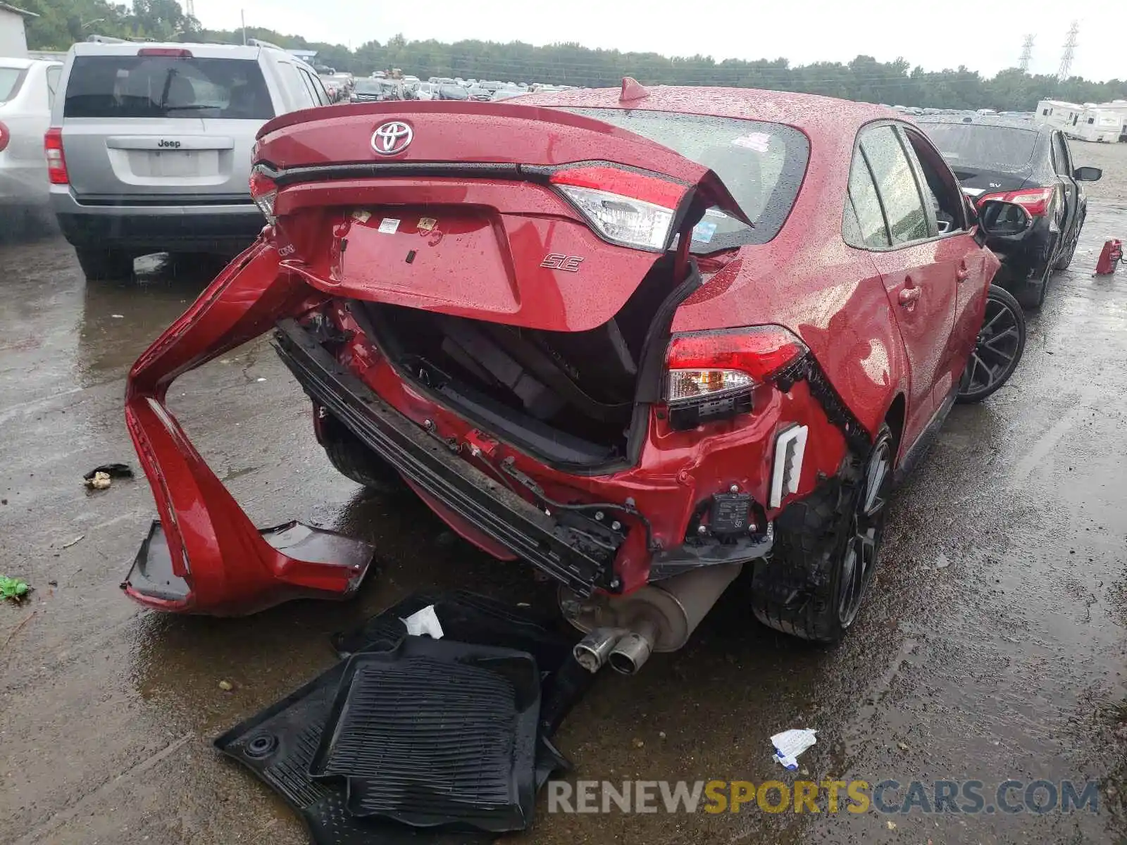 4 Photograph of a damaged car JTDP4RCE6LJ002932 TOYOTA COROLLA 2020