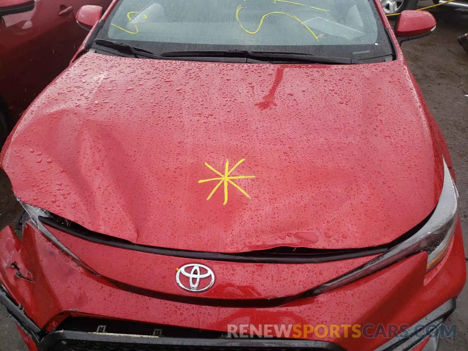 7 Photograph of a damaged car JTDP4RCE6LJ002932 TOYOTA COROLLA 2020